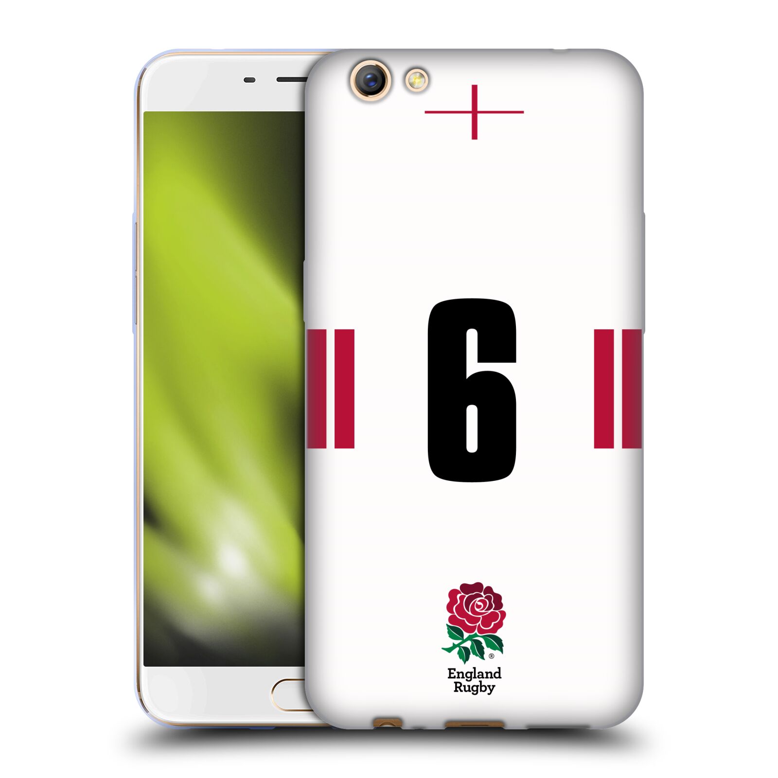 OFFICIAL ENGLAND RUGBY UNION 2022/23 PLAYERS HOME KIT GEL CASE FOR OPPO PHONES - 第 13/18 張圖片