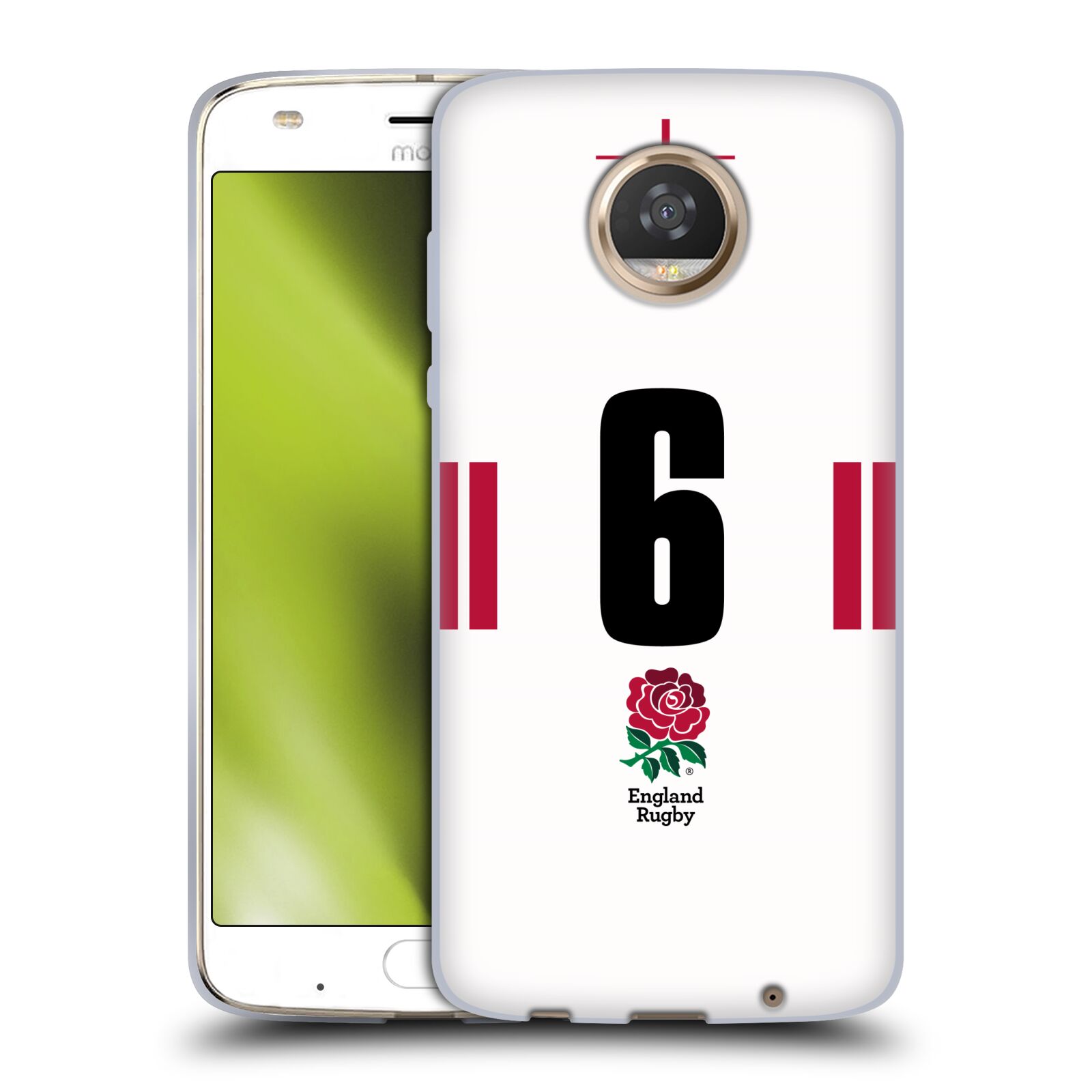 ENGLAND RUGBY UNION 2022/23 PLAYERS HOME KIT SOFT GEL CASE FOR MOTOROLA PHONES - Picture 13 of 13