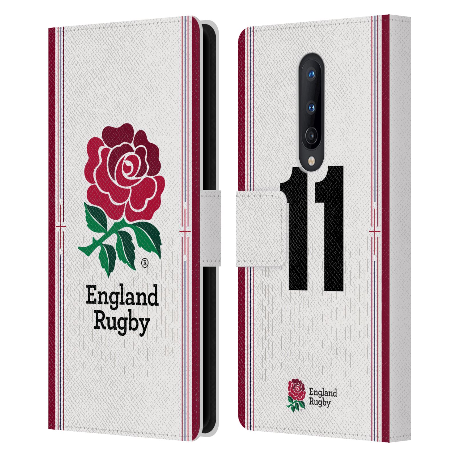ENGLAND RUGBY UNION 2023/24 PLAYERS HOME KIT LEATHER BOOK CASE ONEPLUS PHONES - 第 17/20 張圖片