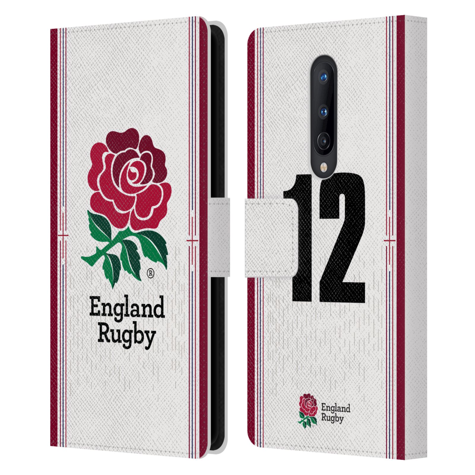 ENGLAND RUGBY UNION 2023/24 PLAYERS HOME KIT LEATHER BOOK CASE ONEPLUS PHONES - 第 18/20 張圖片