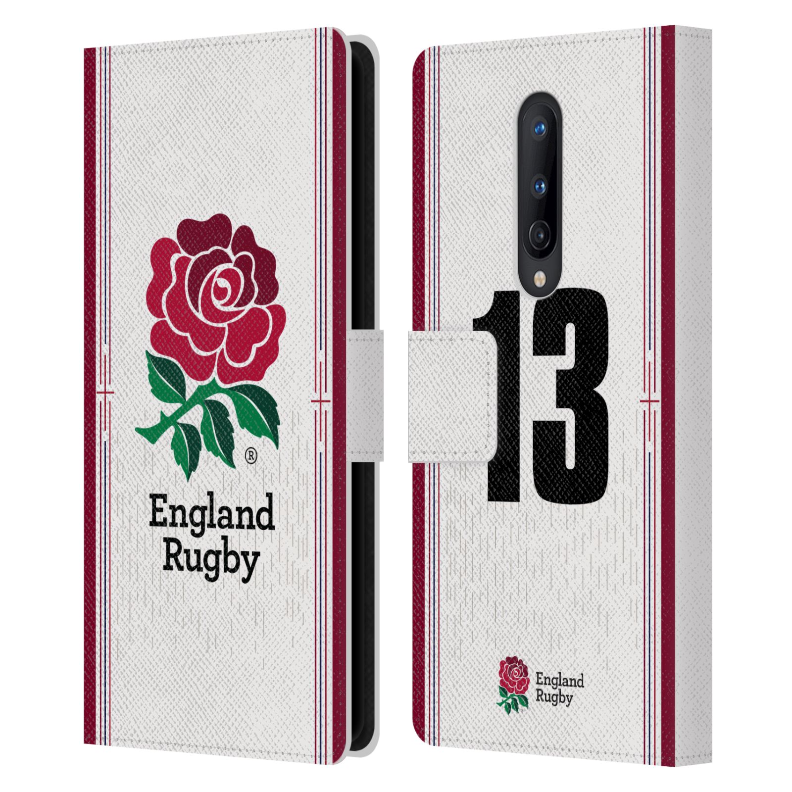 ENGLAND RUGBY UNION 2023/24 PLAYERS HOME KIT LEATHER BOOK CASE ONEPLUS PHONES - 第 19/20 張圖片