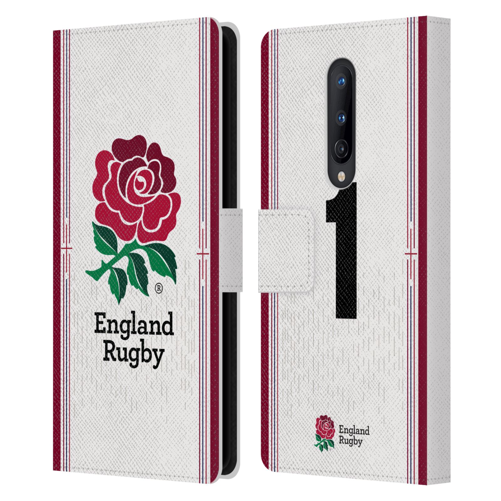ENGLAND RUGBY UNION 2023/24 PLAYERS HOME KIT LEATHER BOOK CASE ONEPLUS PHONES - 第 7/20 張圖片