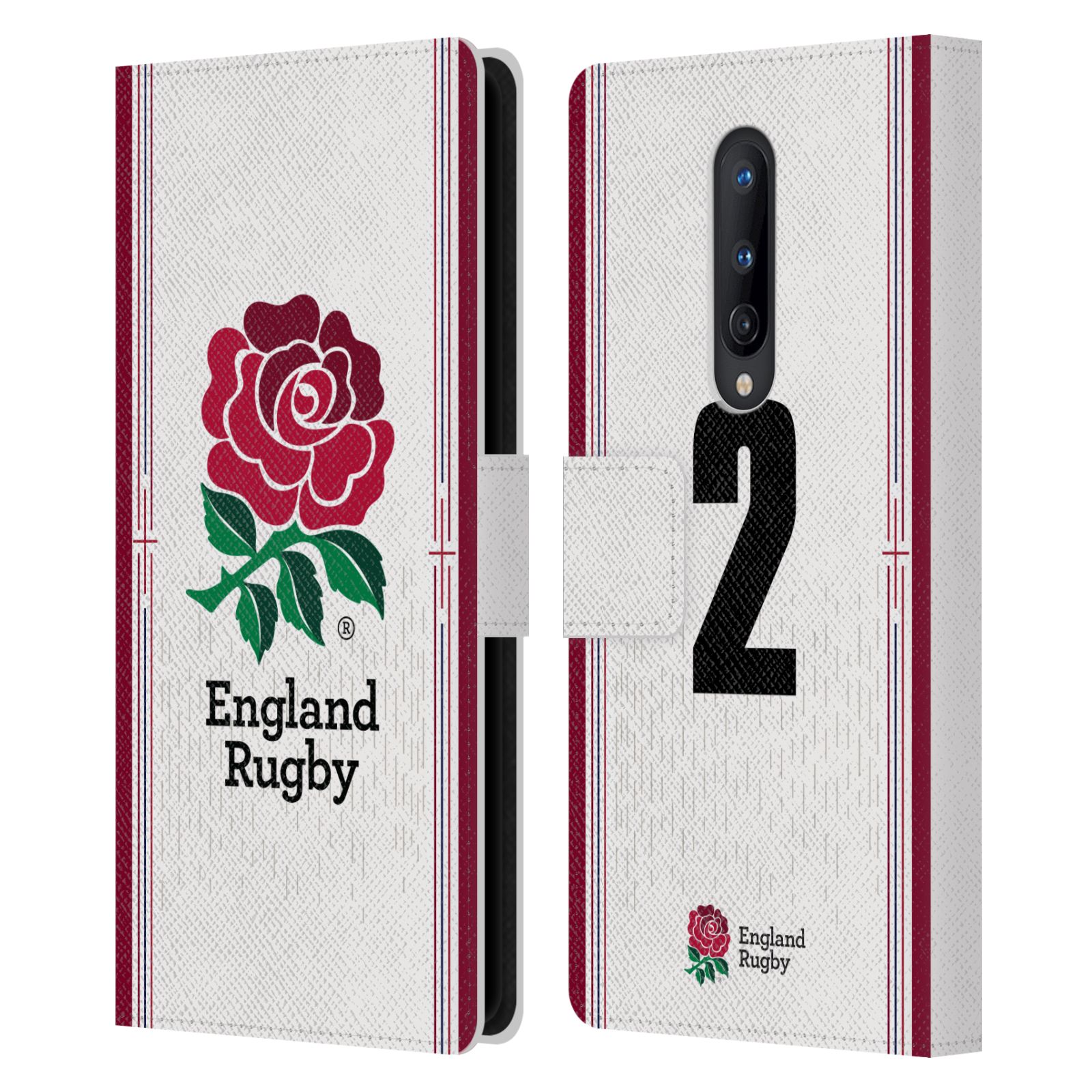 ENGLAND RUGBY UNION 2023/24 PLAYERS HOME KIT LEATHER BOOK CASE ONEPLUS PHONES - 第 8/20 張圖片