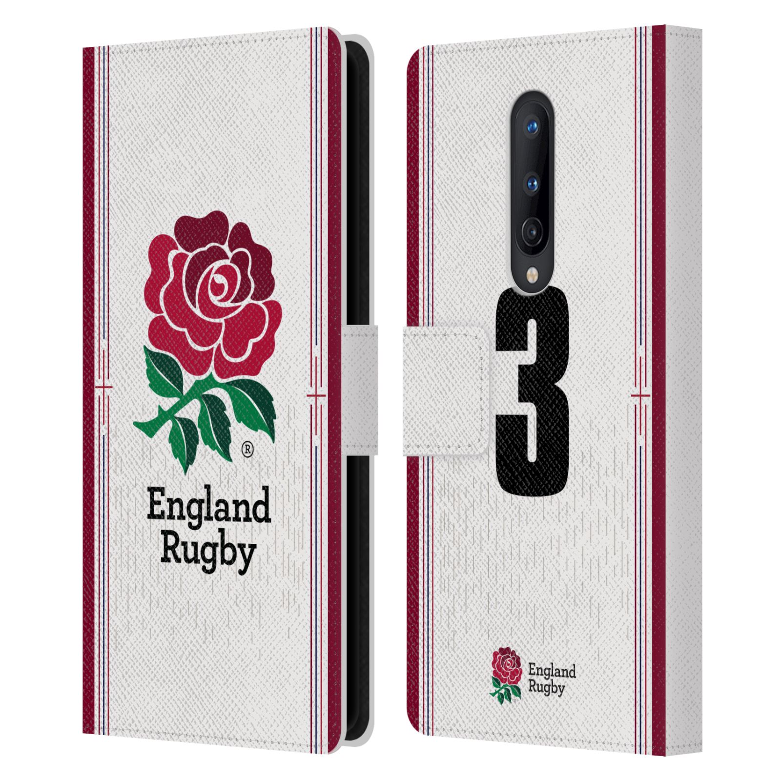 ENGLAND RUGBY UNION 2023/24 PLAYERS HOME KIT LEATHER BOOK CASE ONEPLUS PHONES - 第 9/20 張圖片