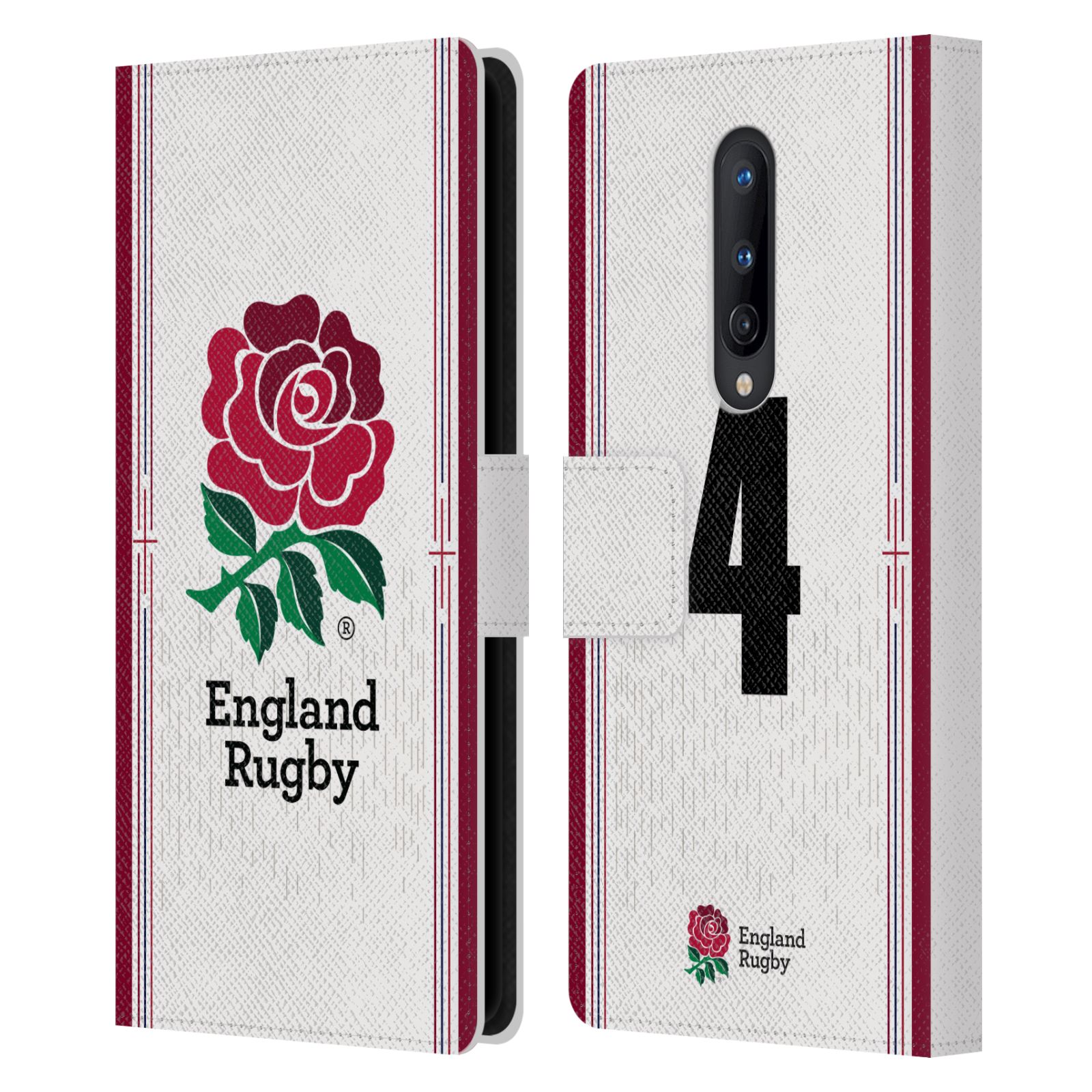 ENGLAND RUGBY UNION 2023/24 PLAYERS HOME KIT LEATHER BOOK CASE ONEPLUS PHONES - 第 10/20 張圖片