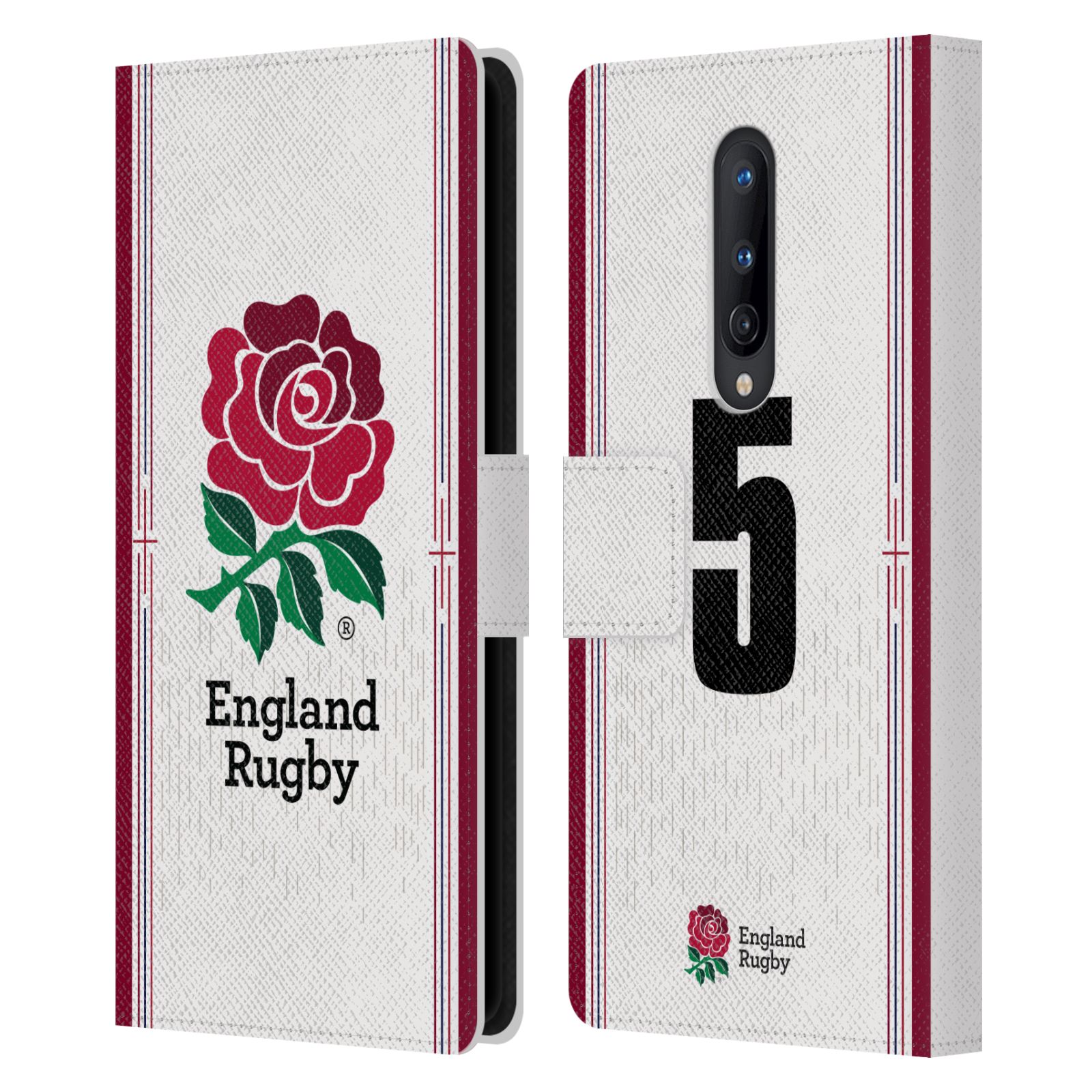 ENGLAND RUGBY UNION 2023/24 PLAYERS HOME KIT LEATHER BOOK CASE ONEPLUS PHONES - 第 11/20 張圖片