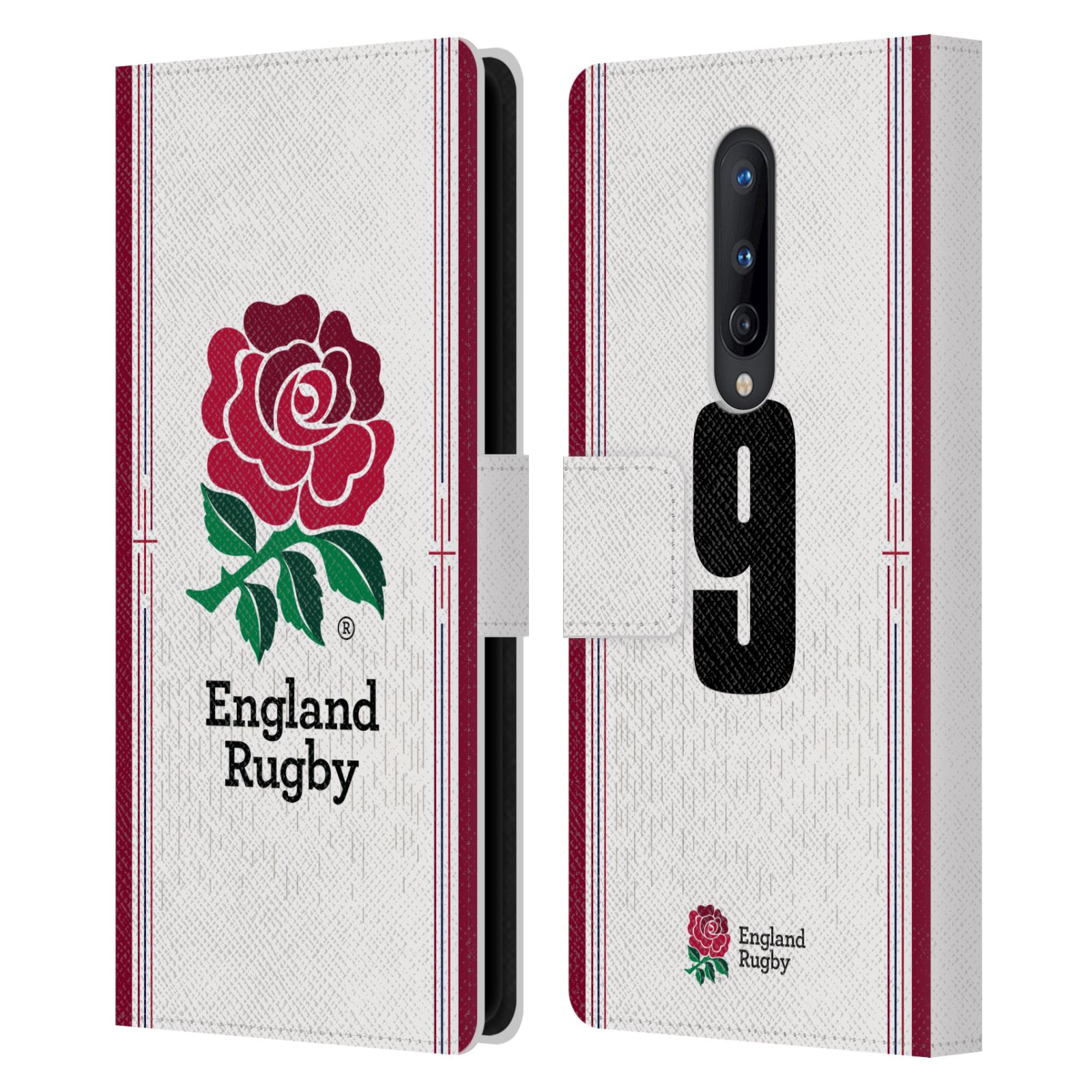 ENGLAND RUGBY UNION 2023/24 PLAYERS HOME KIT LEATHER BOOK CASE ONEPLUS PHONES - 第 15/20 張圖片