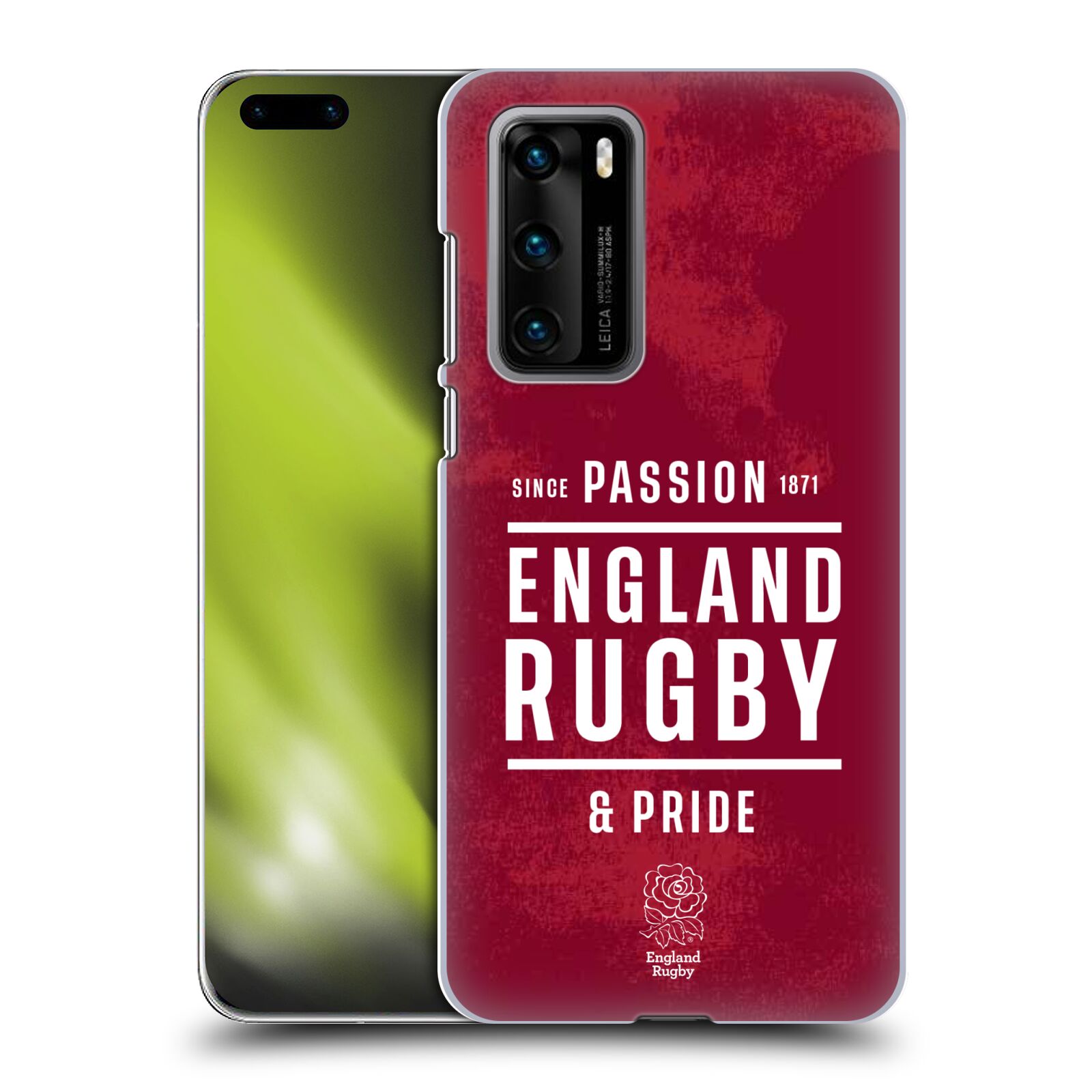 OFFICIAL ENGLAND RUGBY UNION RED ROSE HARD BACK CASE FOR HUAWEI PHONES 1 - Picture 10 of 11