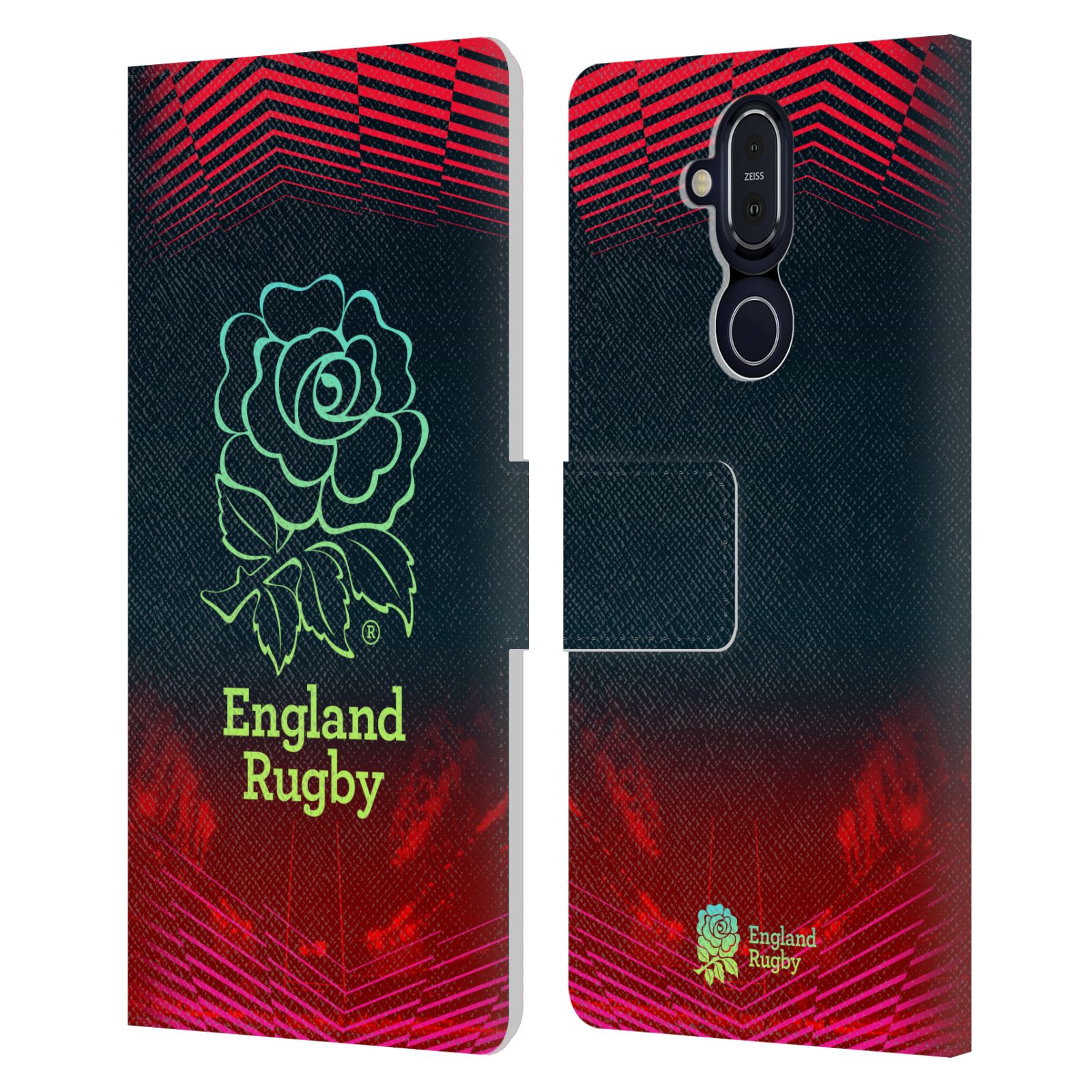 ENGLAND RUGBY UNION THIS ROSE MEANS EVERYTHING LEATHER BOOK CASE NOKIA PHONES - Picture 10 of 13