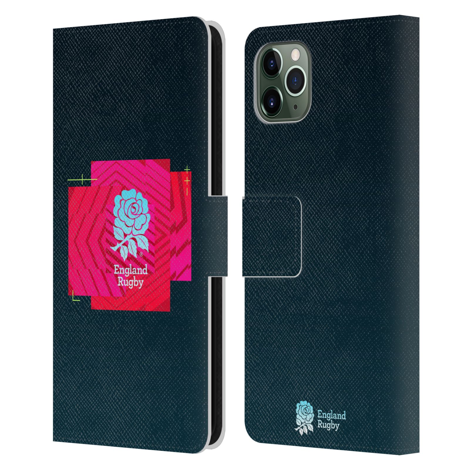 ENGLAND RUGBY UNION THIS ROSE MEANS EVERYTHING LEATHER BOOK CASE APPLE iPHONE - Picture 12 of 13