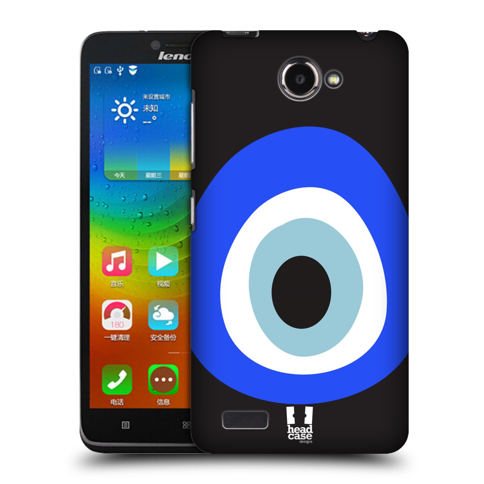 HEAD CASE DESIGNS EVIL EYE HARD BACK CASE & WALLPAPER FOR LENOVO PHONES - Picture 9 of 14