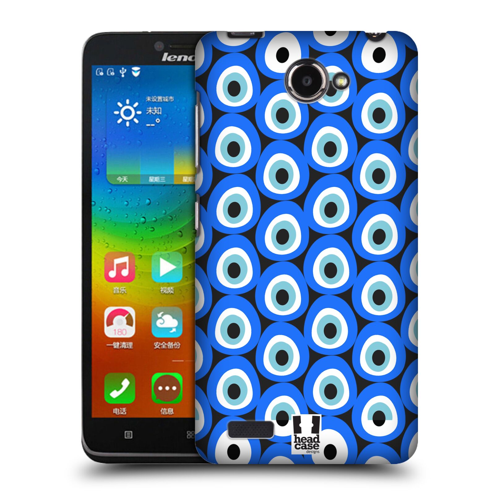 HEAD CASE DESIGNS EVIL EYE HARD BACK CASE & WALLPAPER FOR LENOVO PHONES - Picture 11 of 14