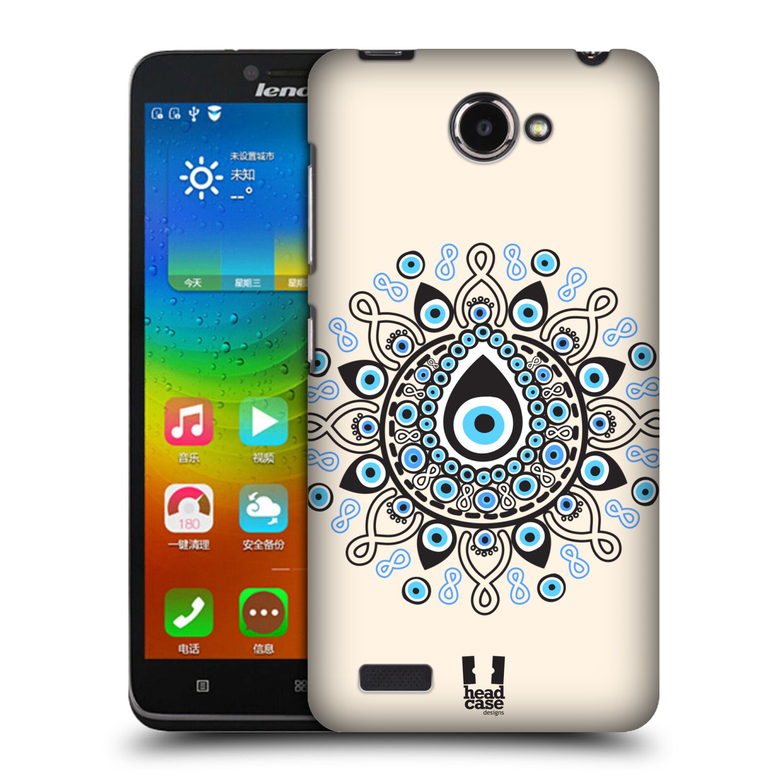 HEAD CASE DESIGNS EVIL EYE HARD BACK CASE & WALLPAPER FOR LENOVO PHONES - Picture 12 of 14