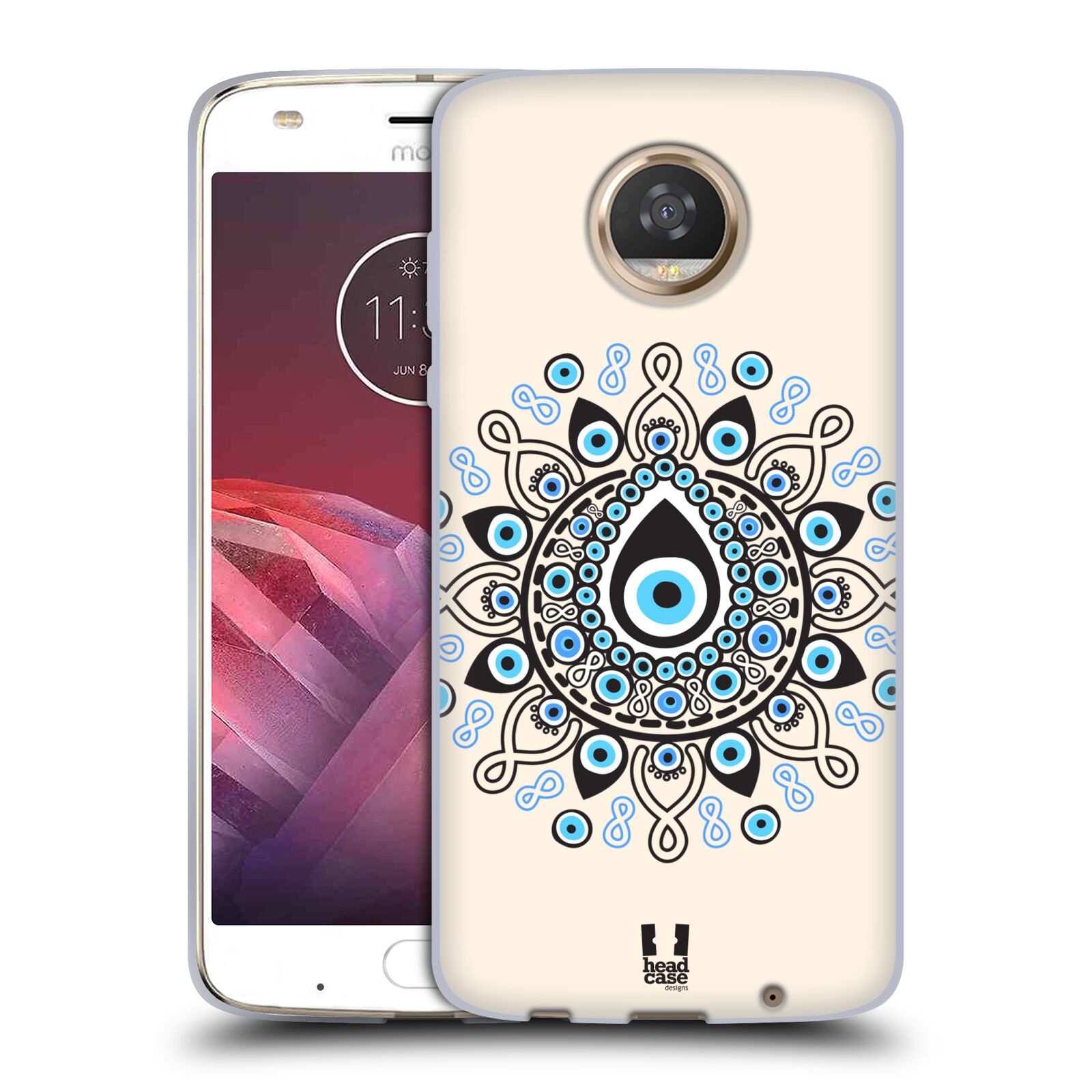 HEAD CASE DESIGNS EVIL EYE GEL CASE FOR MOTOROLA PHONES - Picture 11 of 13