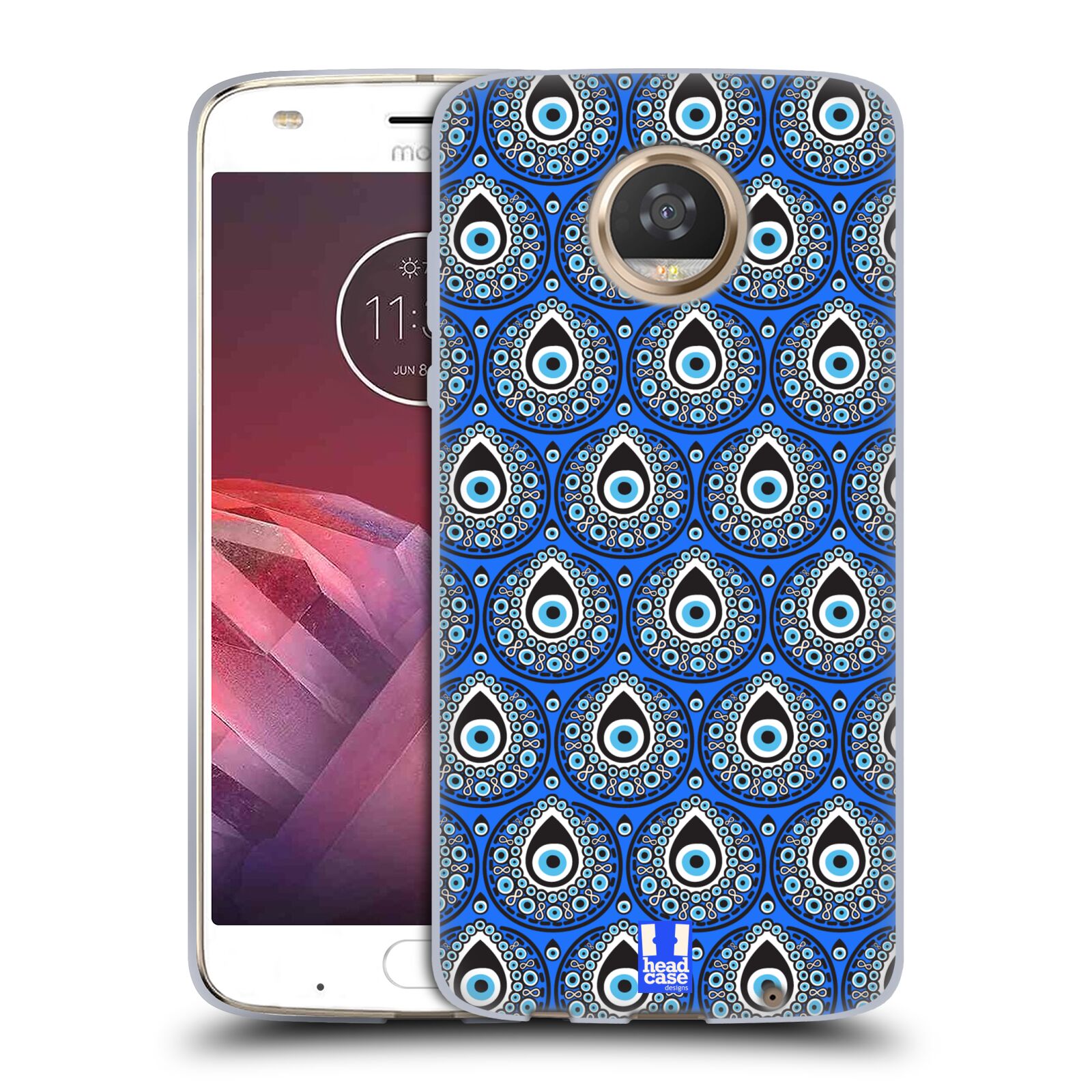 HEAD CASE DESIGNS EVIL EYE GEL CASE FOR MOTOROLA PHONES - Picture 12 of 13