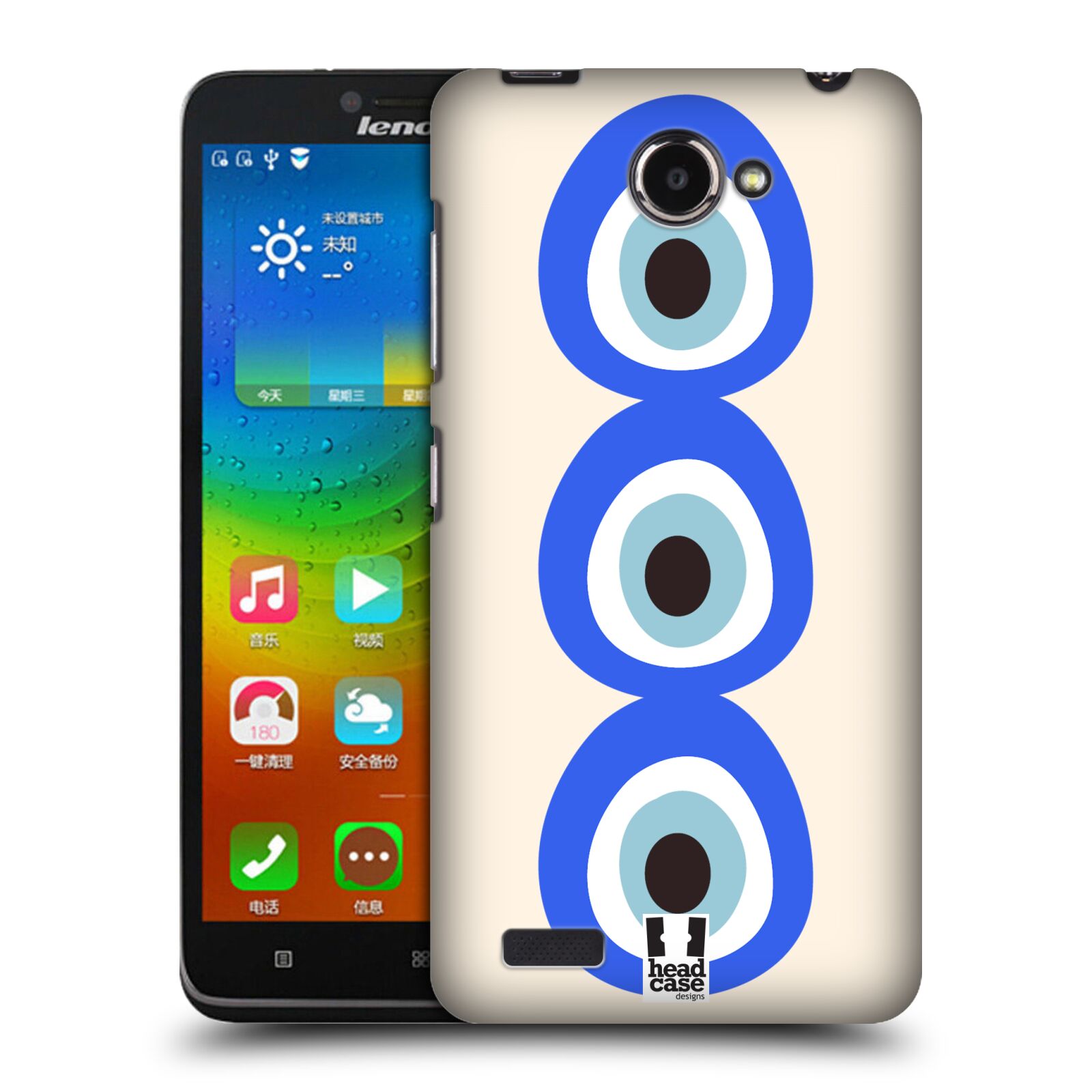 HEAD CASE DESIGNS EVIL EYE HARD BACK CASE & WALLPAPER FOR LENOVO PHONES - Picture 14 of 14
