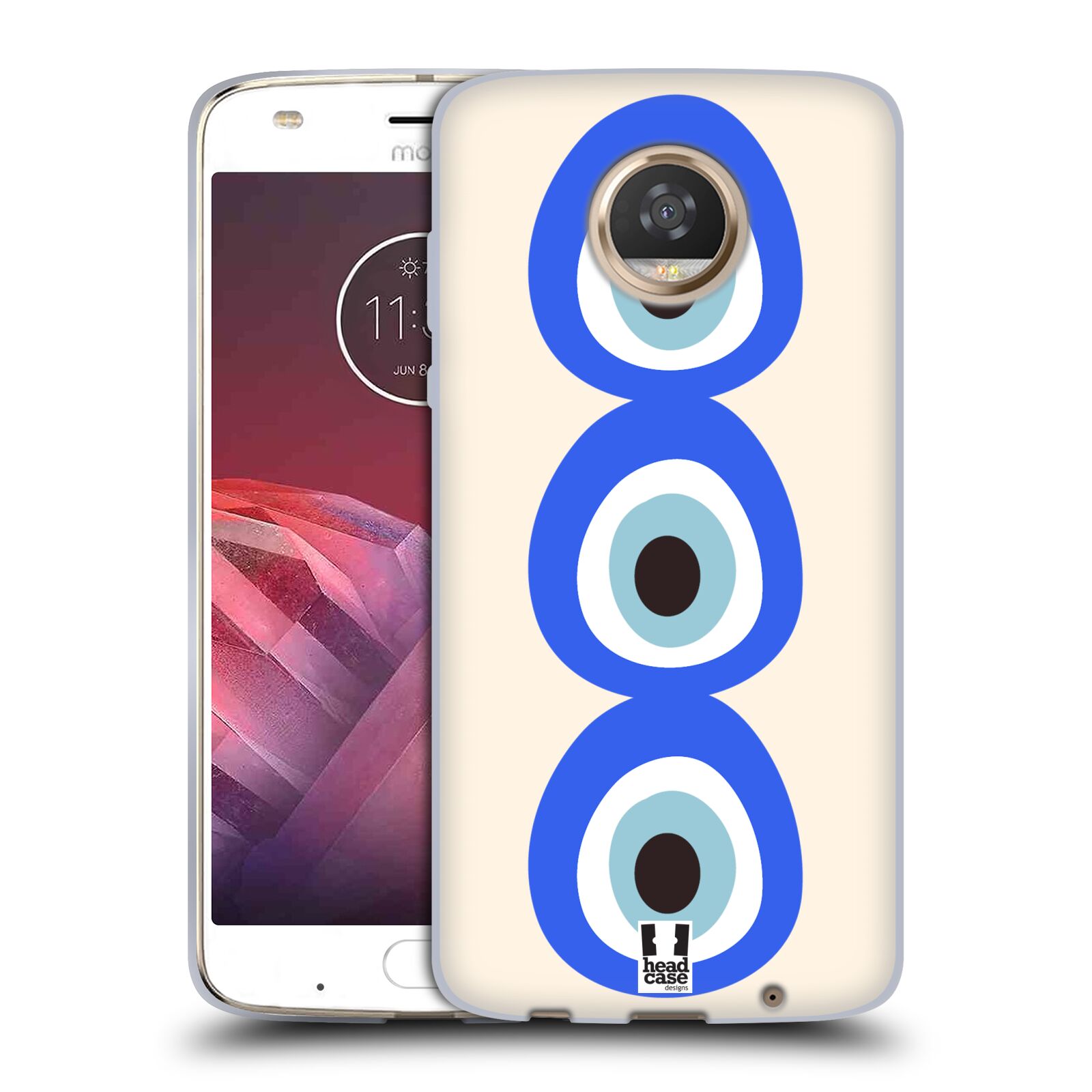 HEAD CASE DESIGNS EVIL EYE GEL CASE FOR MOTOROLA PHONES - Picture 13 of 13