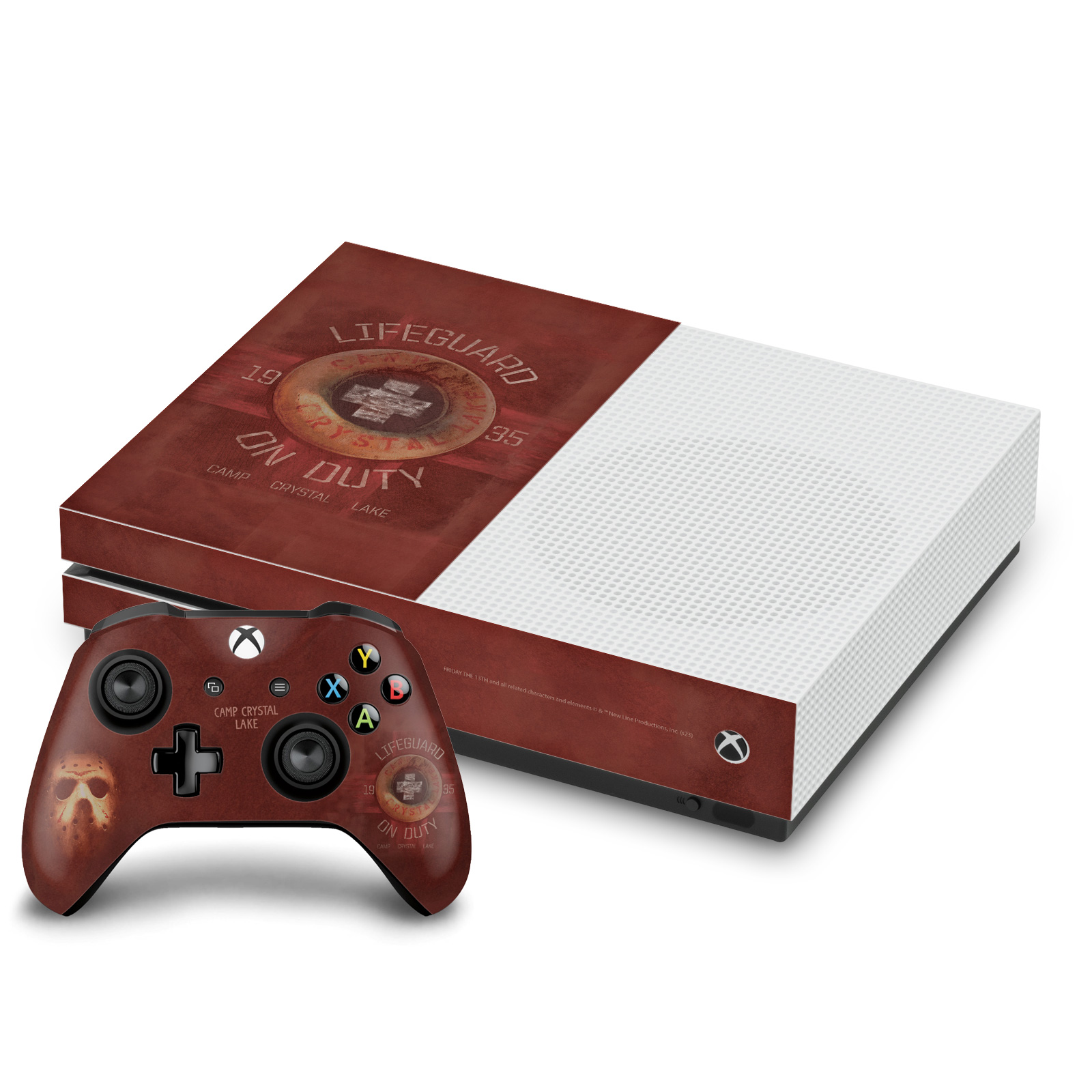 OFFICIAL FRIDAY THE 13TH 2009 GRAPHICS VINYL SKIN FOR ONE S CONSOLE & CONTROLLER