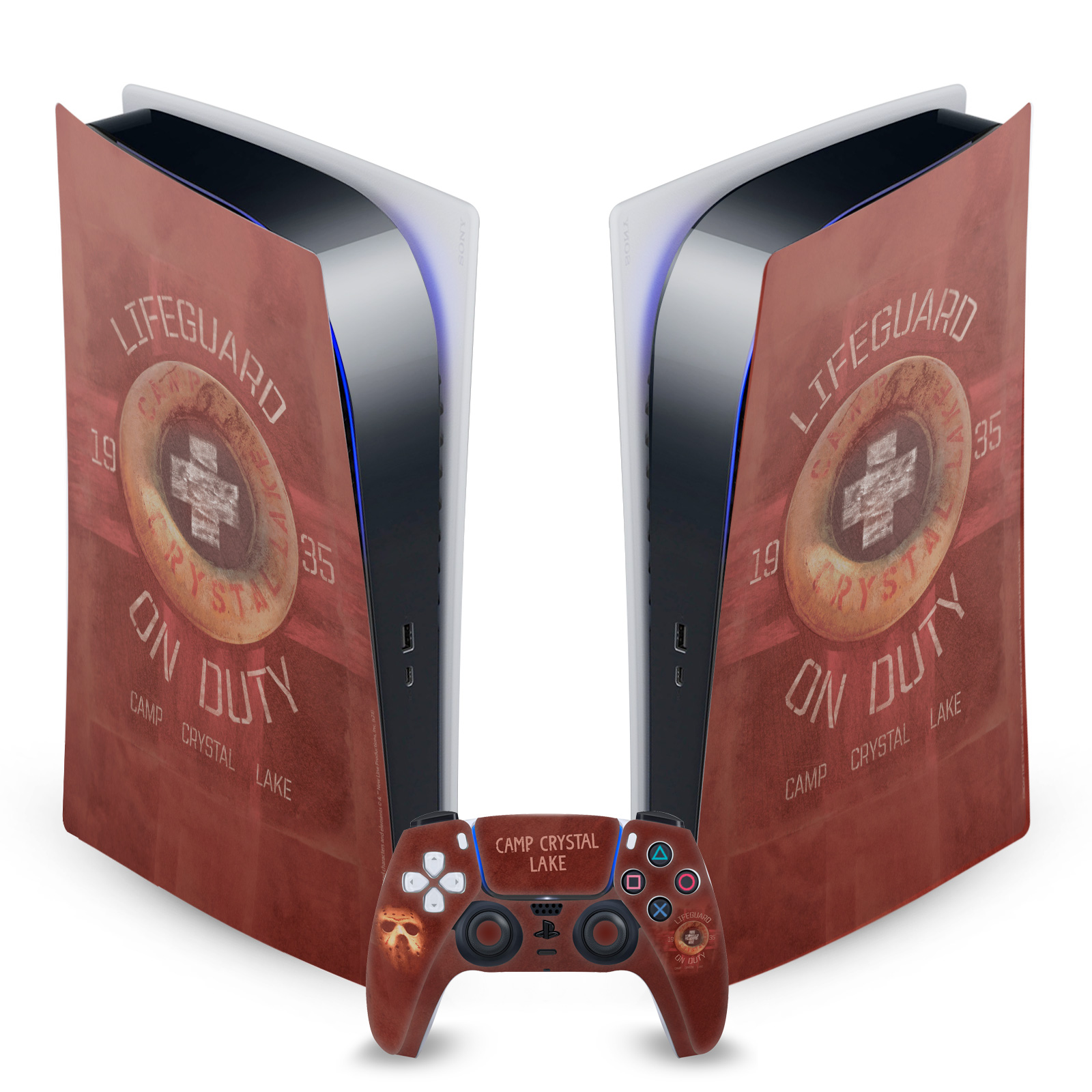 FRIDAY THE 13TH 2009 GRAPHICS VINYL SKIN FOR SONY PS5 DIGITAL EDITION BUNDLE