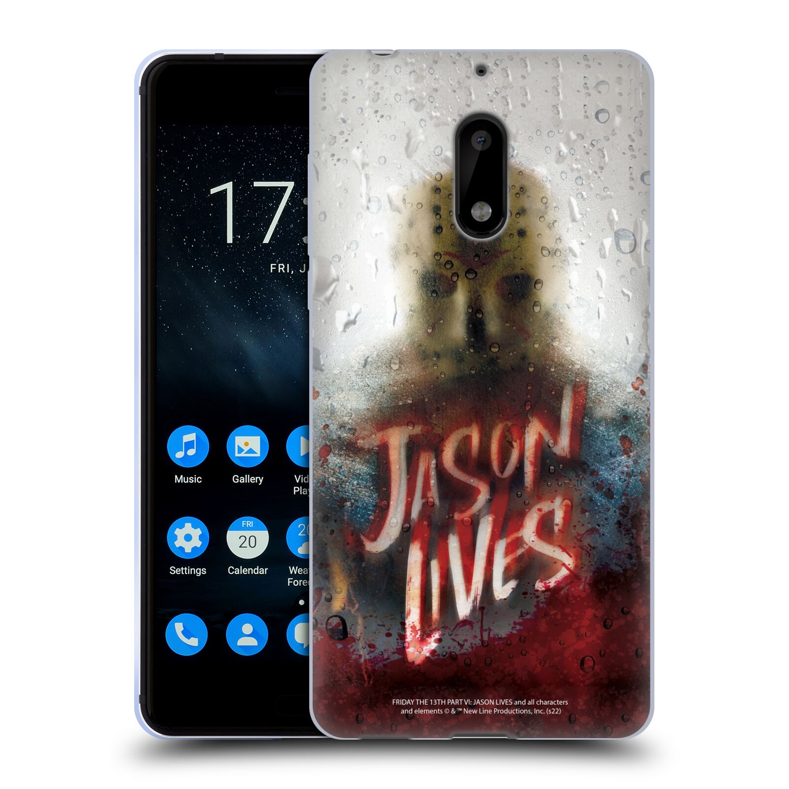 OFFICIAL FRIDAY THE 13TH PART VI JASON LIVES KEY ART GEL CASE FOR NOKIA PHONES 1 - Picture 9 of 9