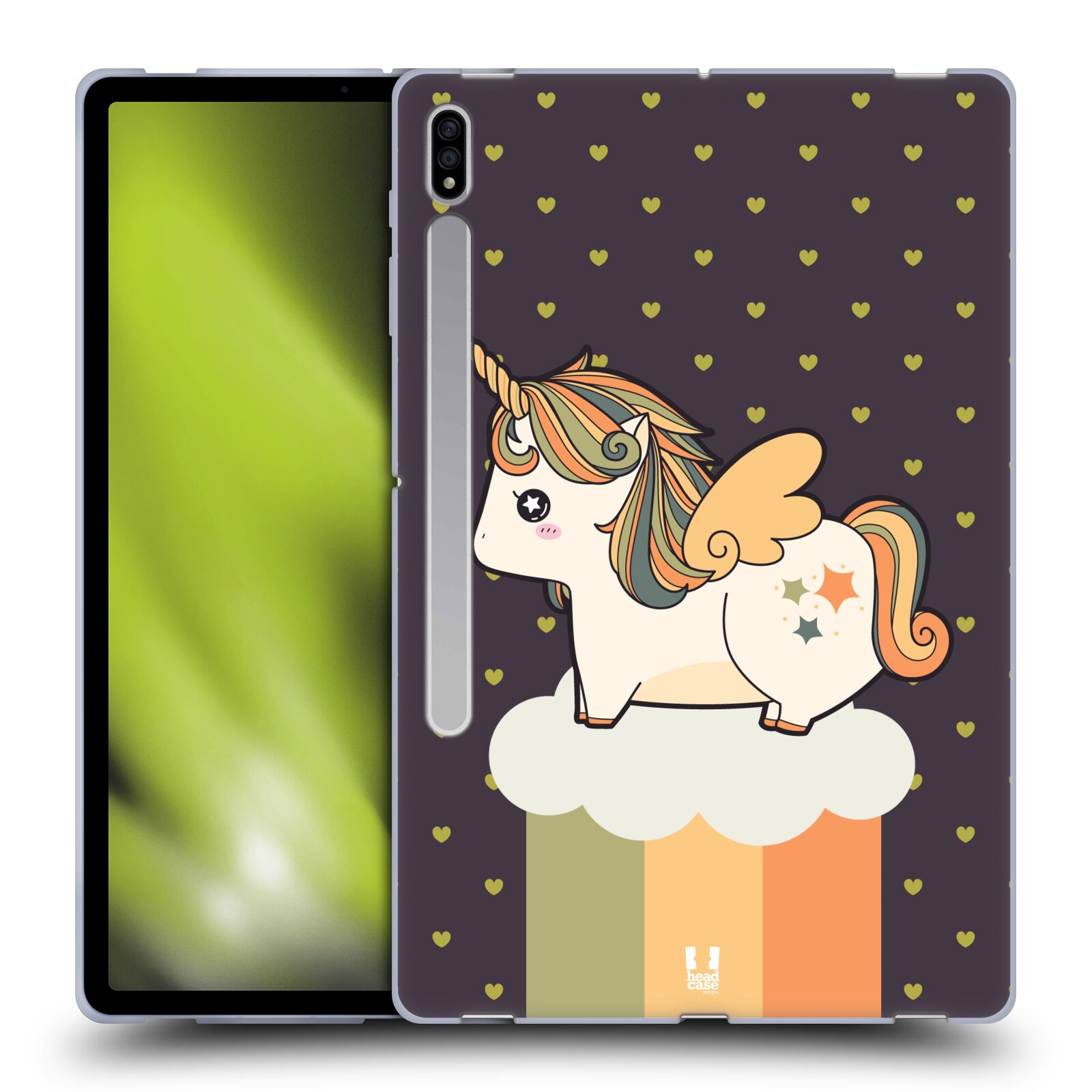 HEAD CASE DESIGNS UNICORN CHUBBY SOFT GEL CASE FOR SAMSUNG TABLETS 1 - Picture 8 of 12