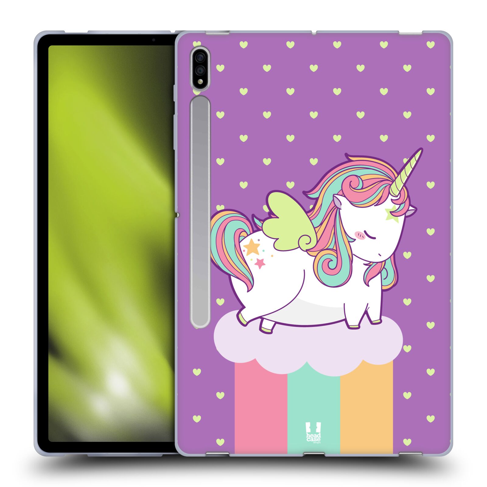 HEAD CASE DESIGNS UNICORN CHUBBY SOFT GEL CASE FOR SAMSUNG TABLETS 1 - Picture 9 of 12