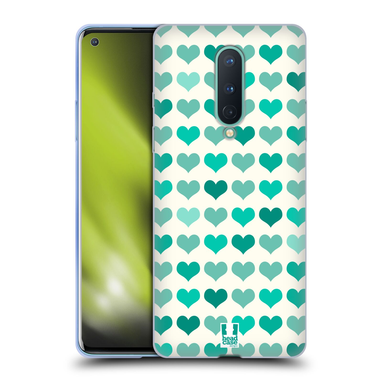 CUSTODIA HEAD CASE DESIGNS FANCY HEARTS MORBIDA GEL PER TELEFONI GOOGLE ONEPLUS - Foto 8 di 12