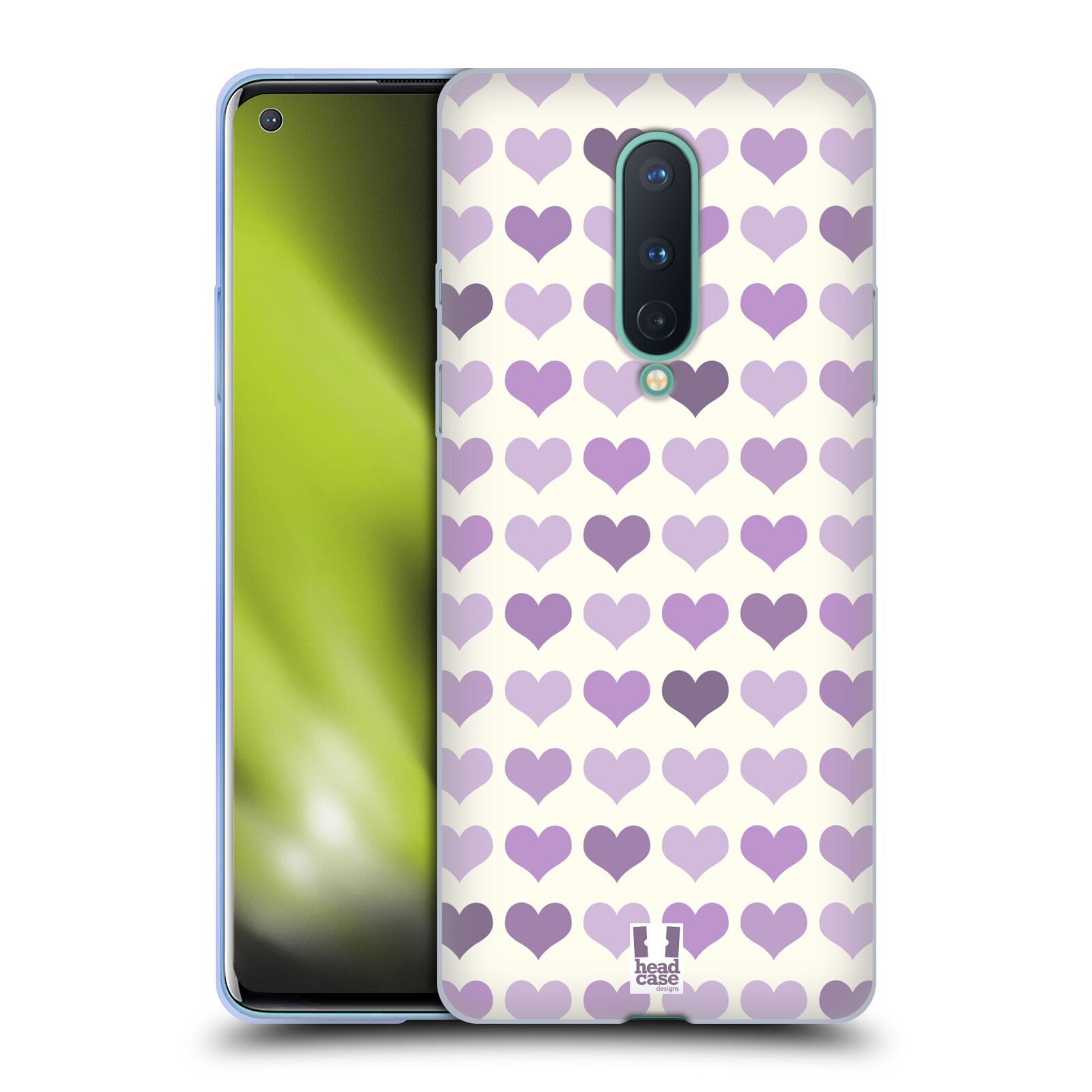 CUSTODIA HEAD CASE DESIGNS FANCY HEARTS MORBIDA GEL PER TELEFONI GOOGLE ONEPLUS - Foto 11 di 12