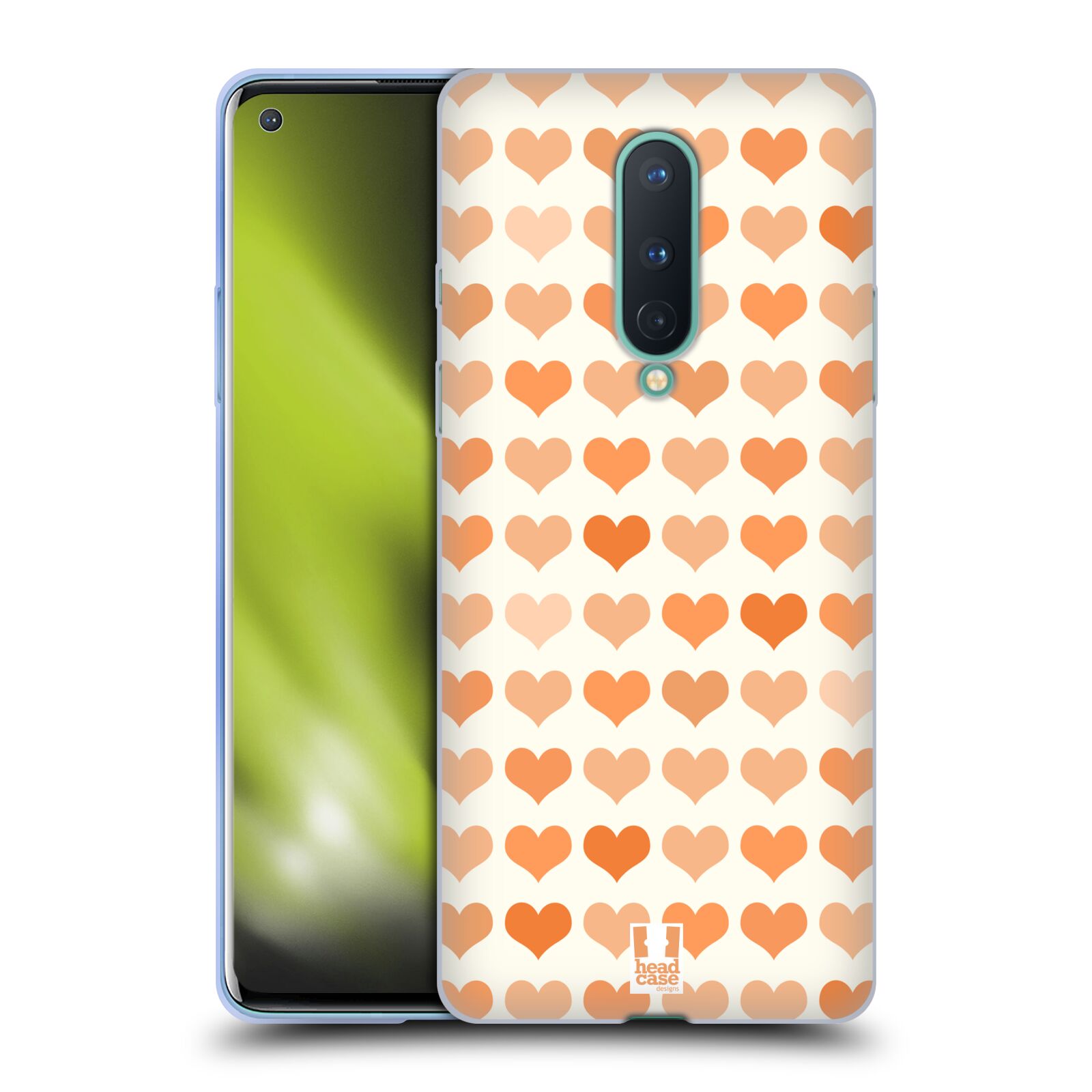 CUSTODIA HEAD CASE DESIGNS FANCY HEARTS MORBIDA GEL PER TELEFONI GOOGLE ONEPLUS - Foto 10 di 12