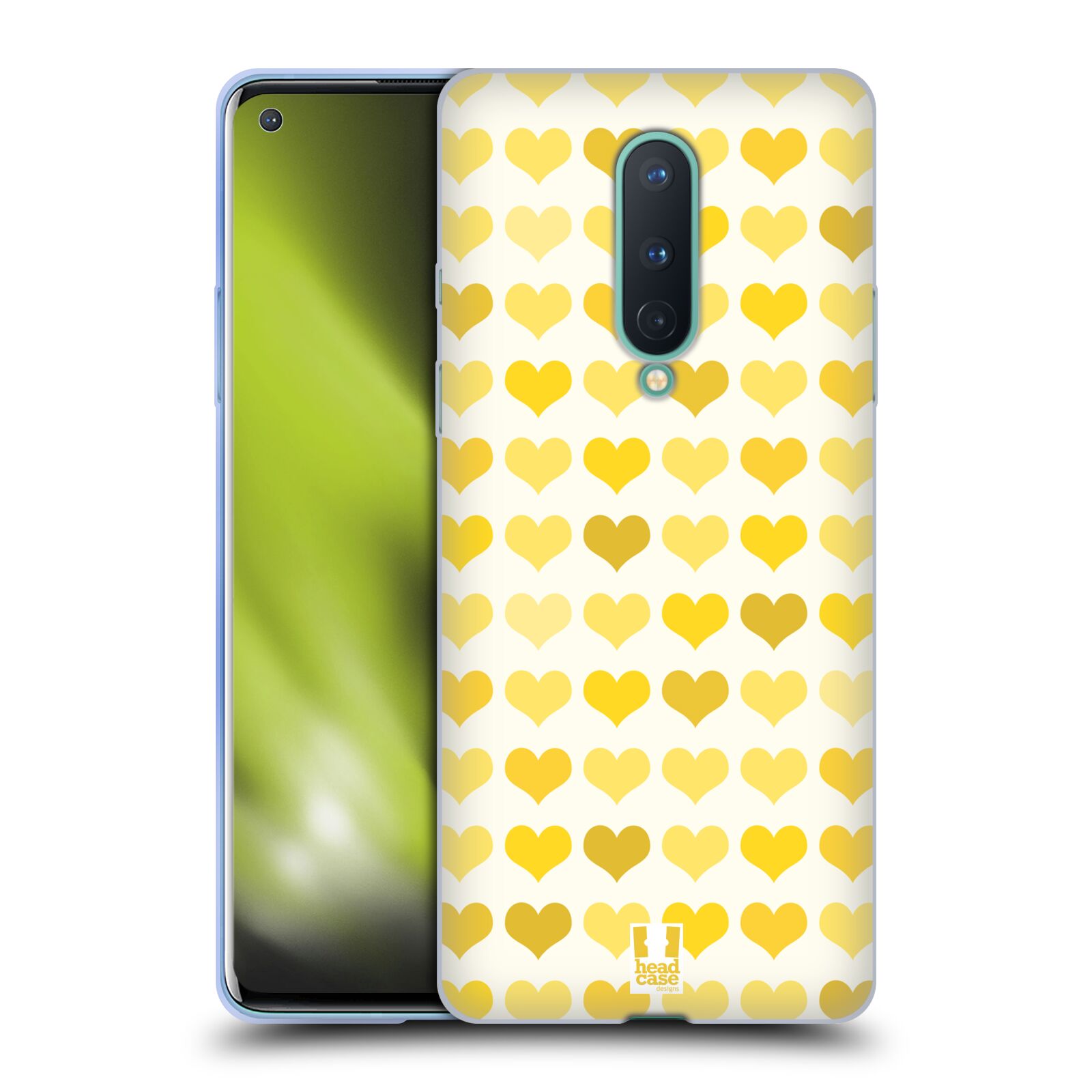 CUSTODIA HEAD CASE DESIGNS FANCY HEARTS MORBIDA GEL PER TELEFONI GOOGLE ONEPLUS - Foto 12 di 12