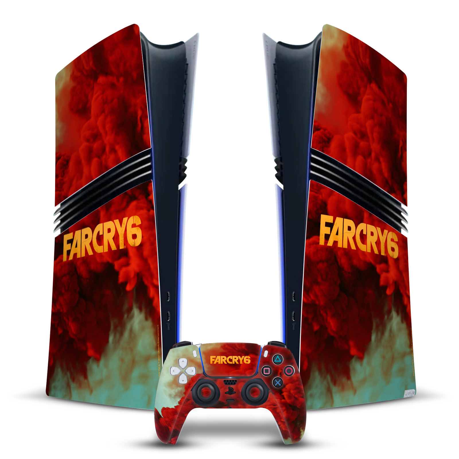 FAR CRY 6 GRAPHICS VINYL SKIN DECAL FOR SONY PS5 PRO DIGITAL EDITION BUNDLE