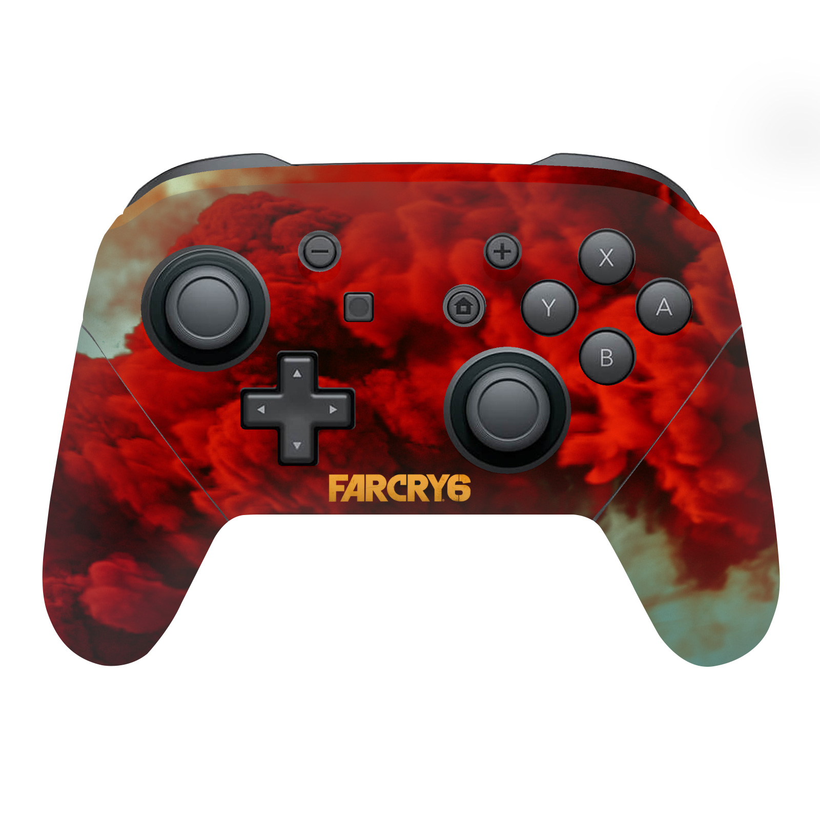 OFFICIAL FAR CRY 6 GRAPHICS VINYL SKIN DECAL FOR NINTENDO SWITCH PRO CONTROLLER - Picture 7 of 9