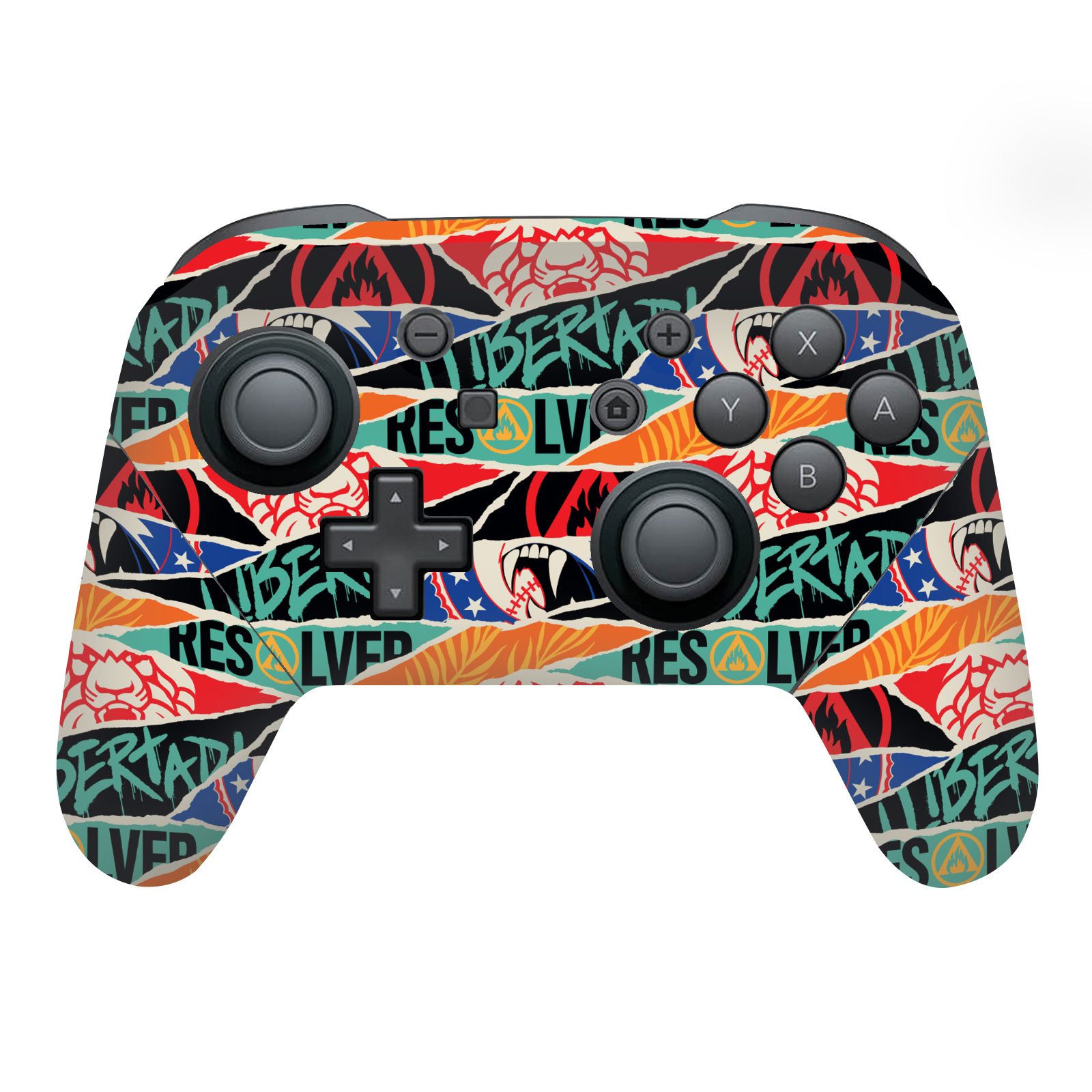 OFFICIAL FAR CRY 6 GRAPHICS VINYL SKIN DECAL FOR NINTENDO SWITCH PRO CONTROLLER - Picture 9 of 9