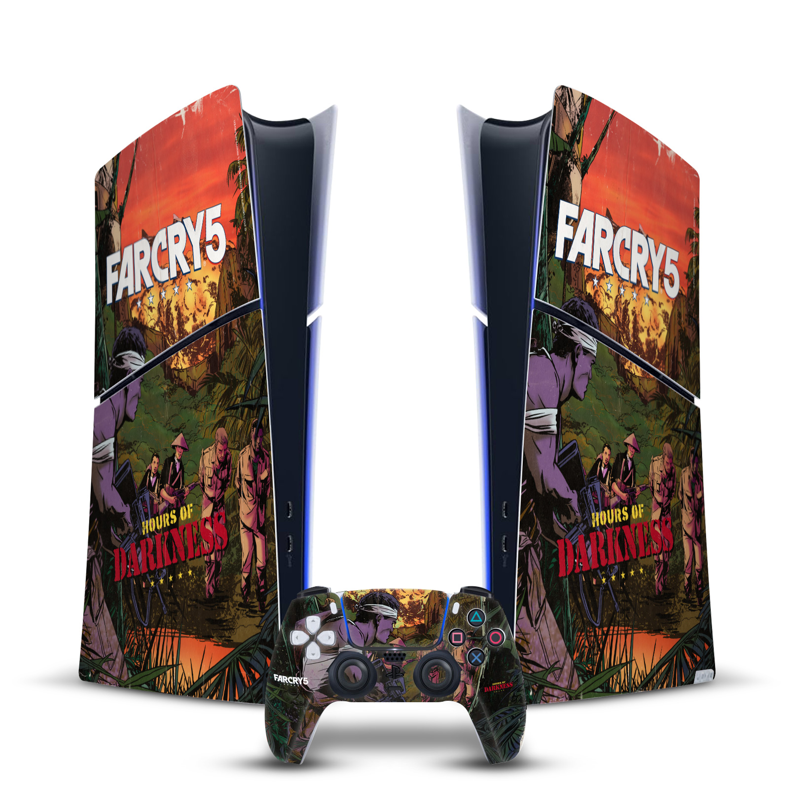 OFFICIAL FAR CRY ARTE CLAVE VINYL SKIN FOR PS5 SLIM DIGITAL CONSOLE & CONTROLLER