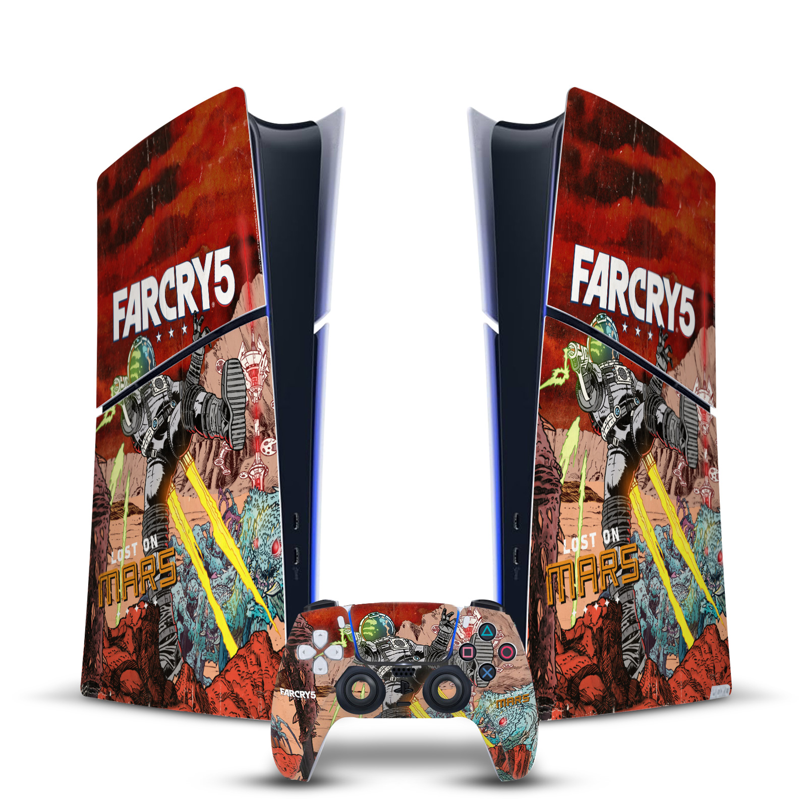 OFFICIAL FAR CRY ARTE CLAVE VINYL SKIN FOR PS5 SLIM DIGITAL CONSOLE & CONTROLLER