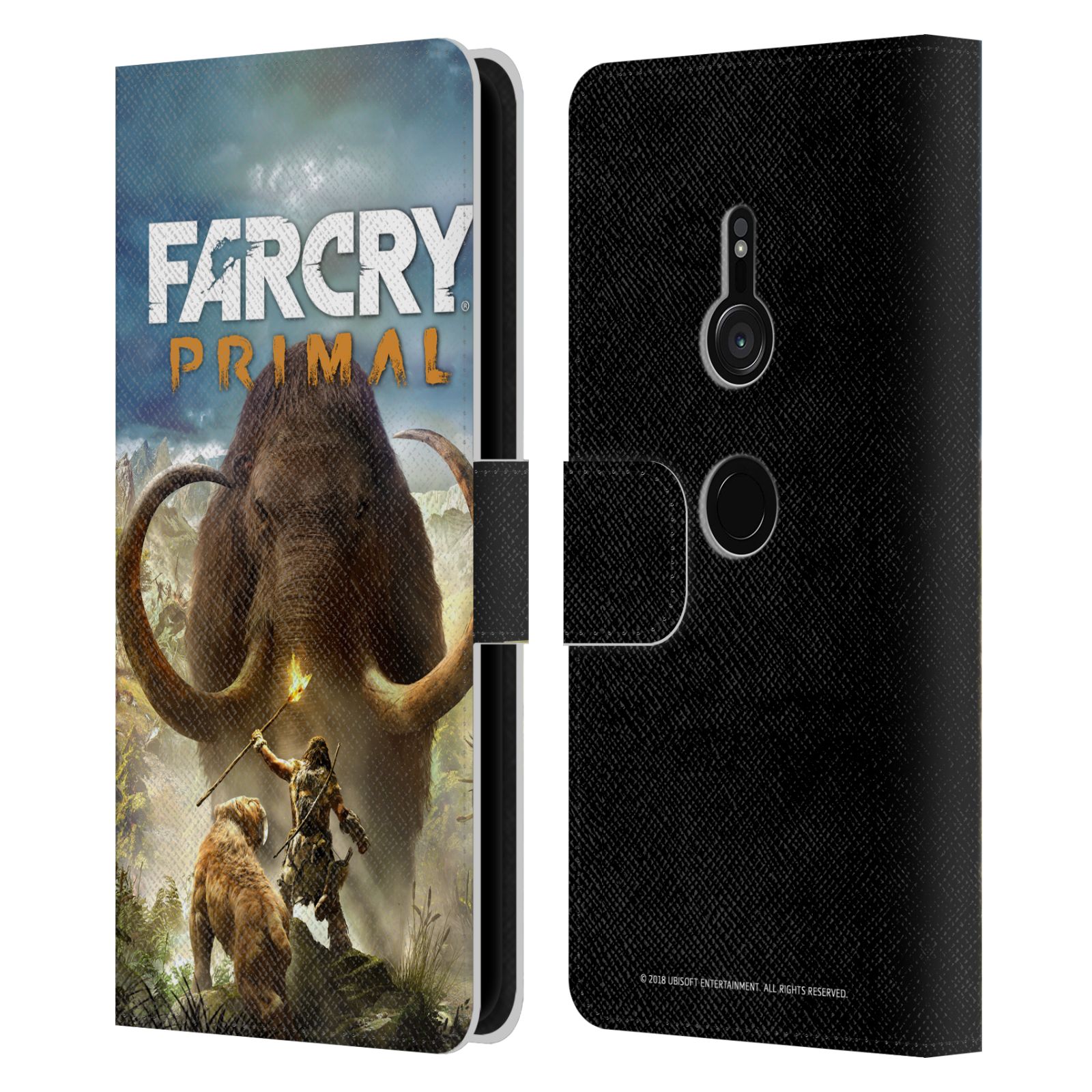 OFFICIAL FAR CRY PRIMAL KEY ART LEATHER BOOK WALLET CASE FOR SONY PHONES 1