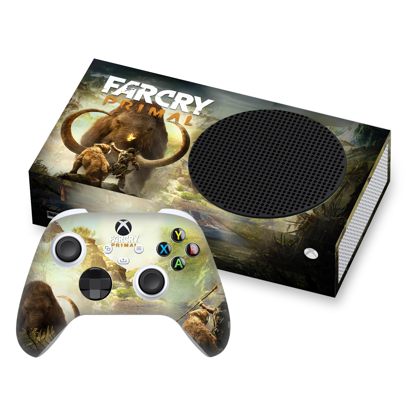 FAR CRY PRIMAL KEY ART VINYL SKIN DECAL FOR SERIES S CONSOLE & CONTROLLER