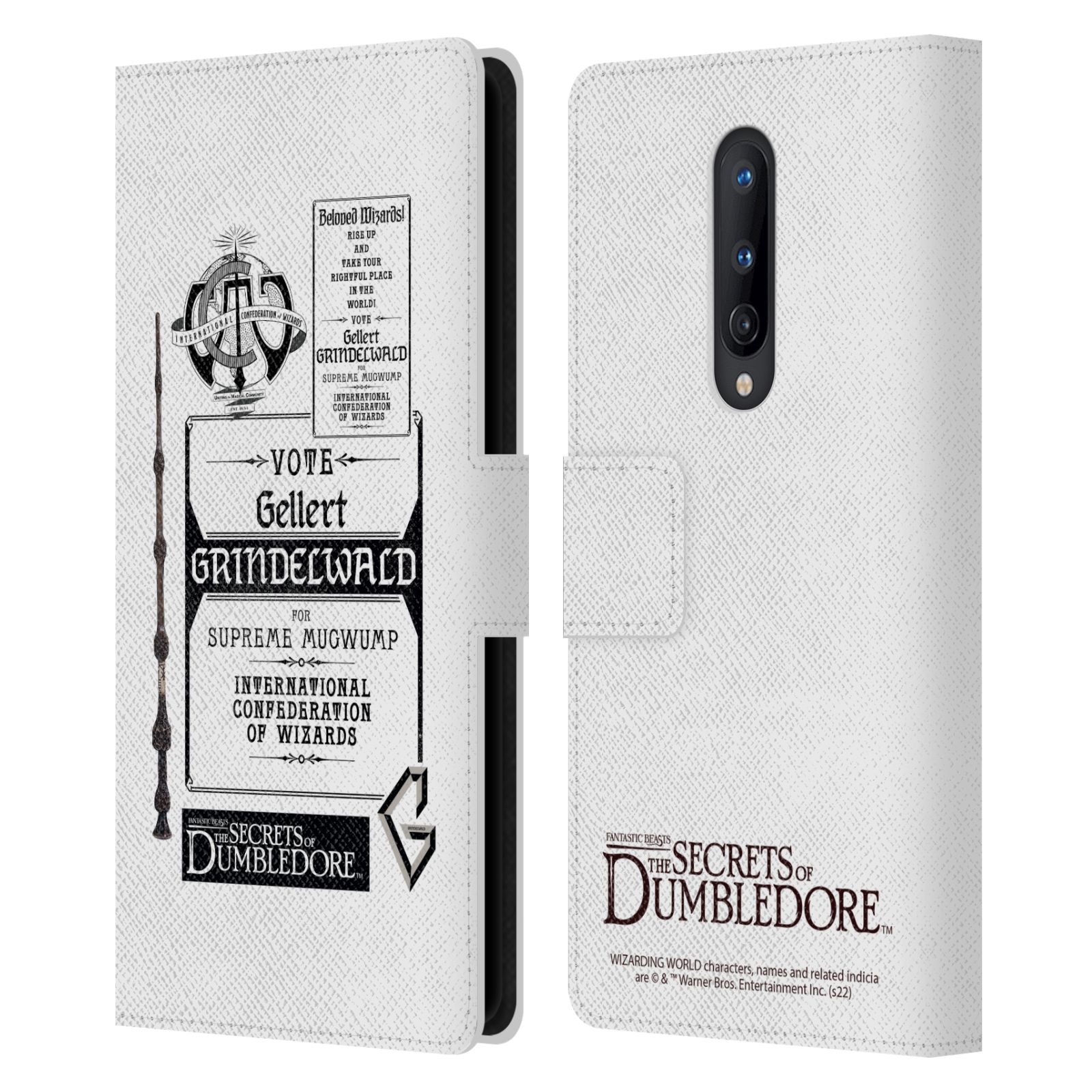 FANTASTIC BEASTS: THE SECRETS OF DUMBLEDORE GRAPHICS LEATHER BOOK CASE ONEPLUS - Picture 12 of 14