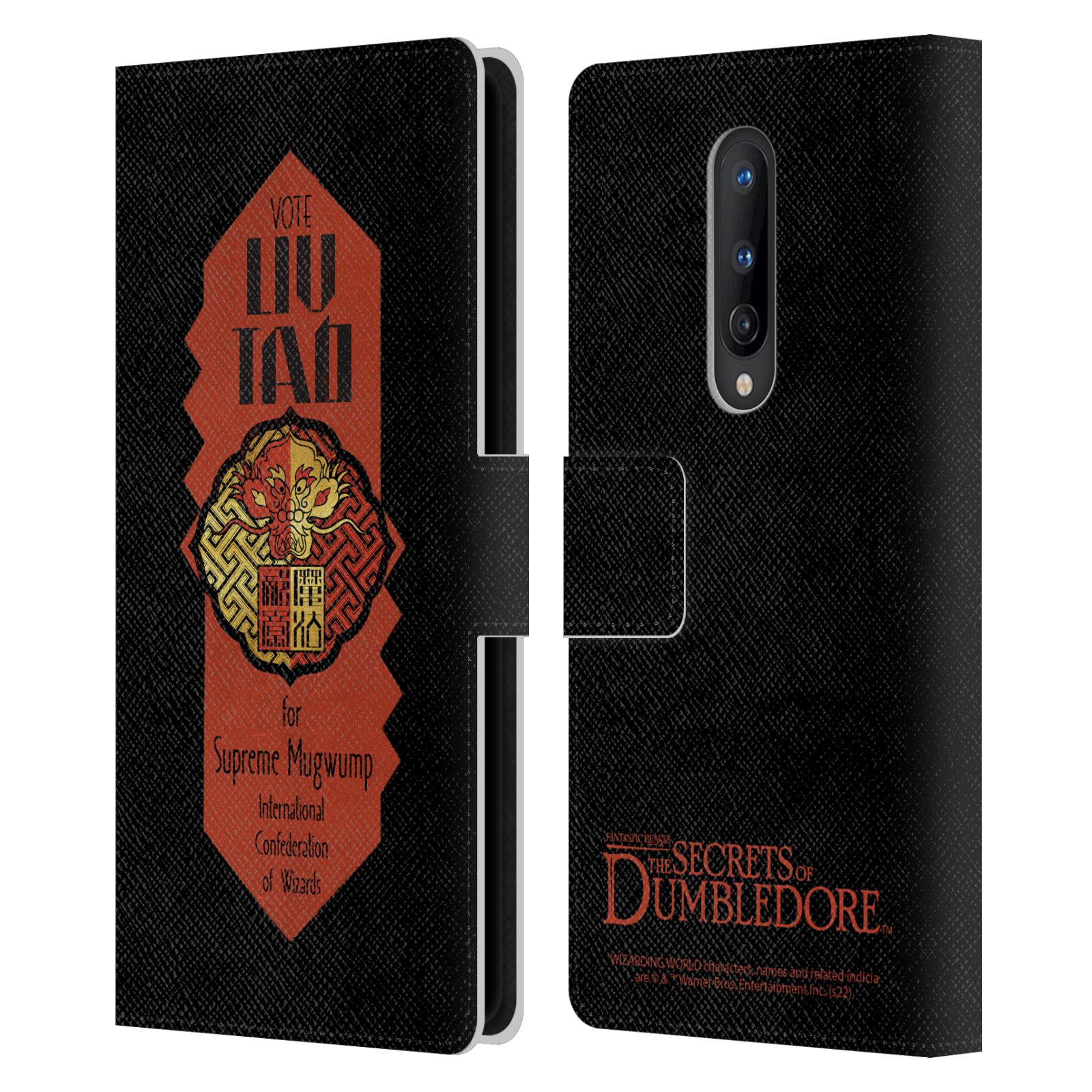 FANTASTIC BEASTS: THE SECRETS OF DUMBLEDORE GRAPHICS LEATHER BOOK CASE ONEPLUS - Picture 13 of 14