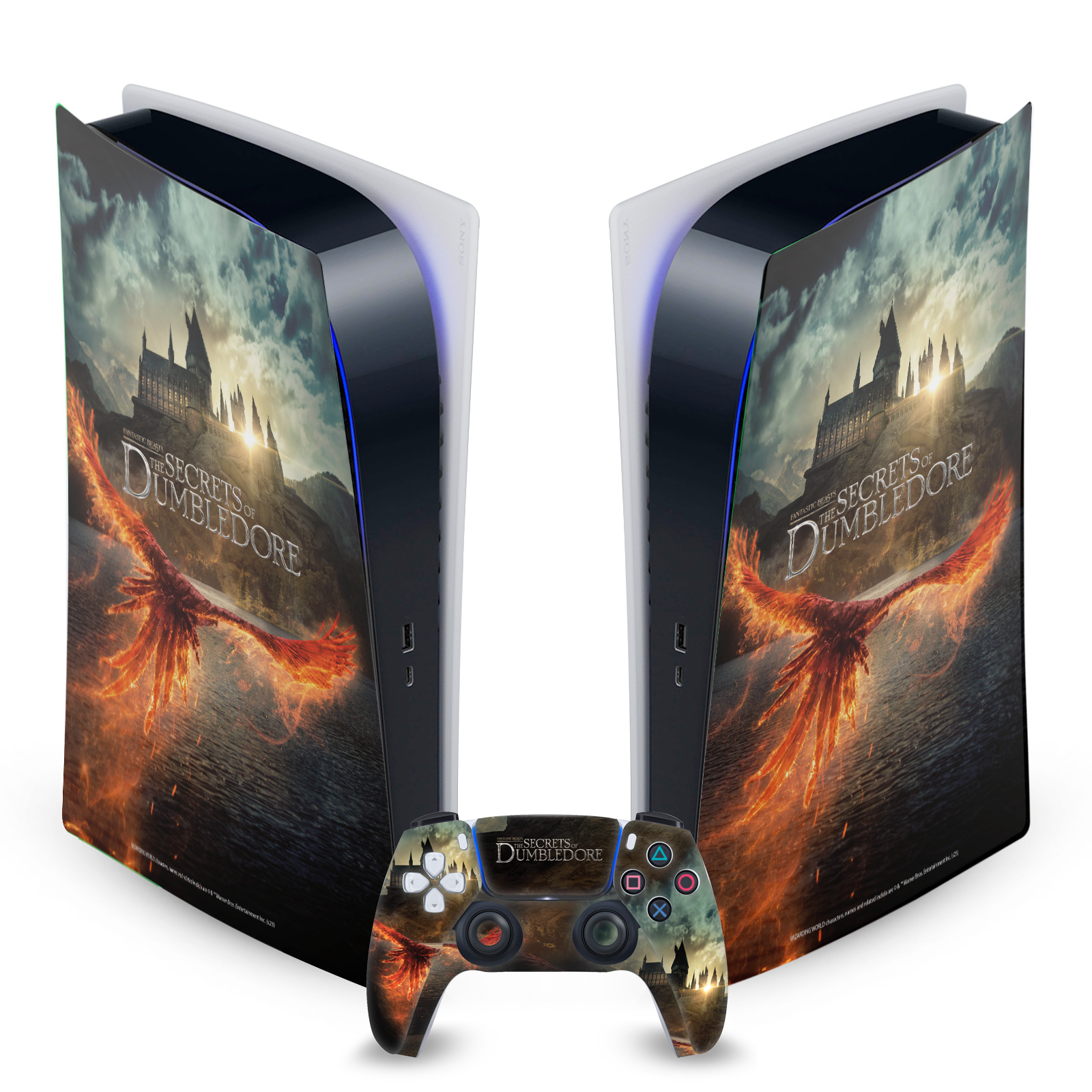 FANTASTIC BEASTS SECRETS OF DUMBLEDORE ART SKIN SONY PS5 DIGITAL EDITION BUNDLE