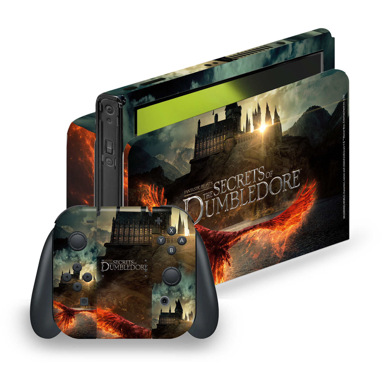 FANTASTIC BEASTS: SECRETS OF DUMBLEDORE KEY ART SKIN NINTENDO SWITCH OLED BUNDLE