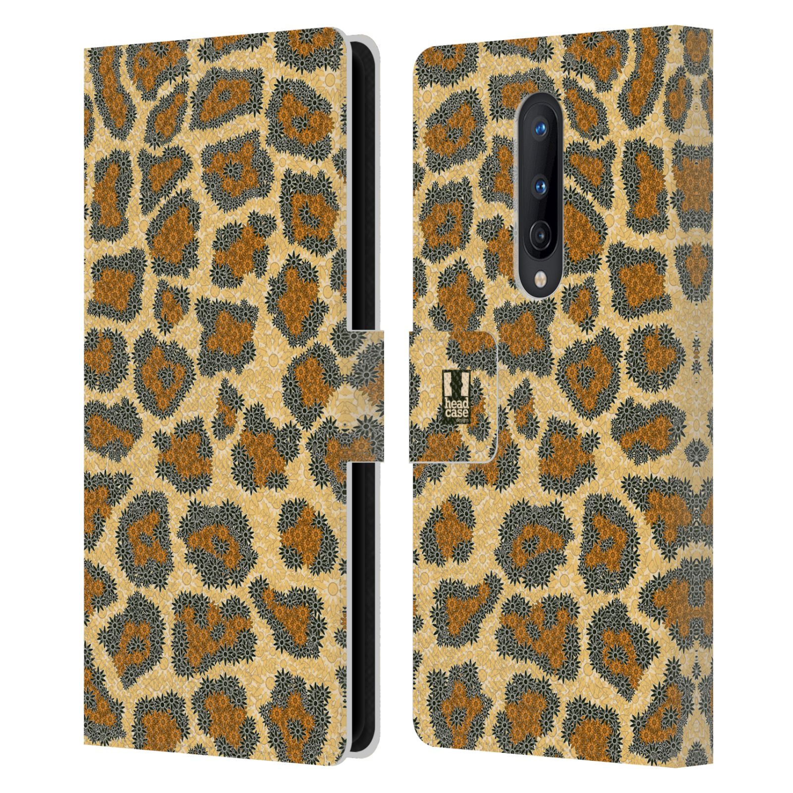 HEAD CASE DESIGNS FLORAL CAMO PRINT LEATHER BOOK WALLET CASE FOR ONEPLUS PHONES - Picture 9 of 11