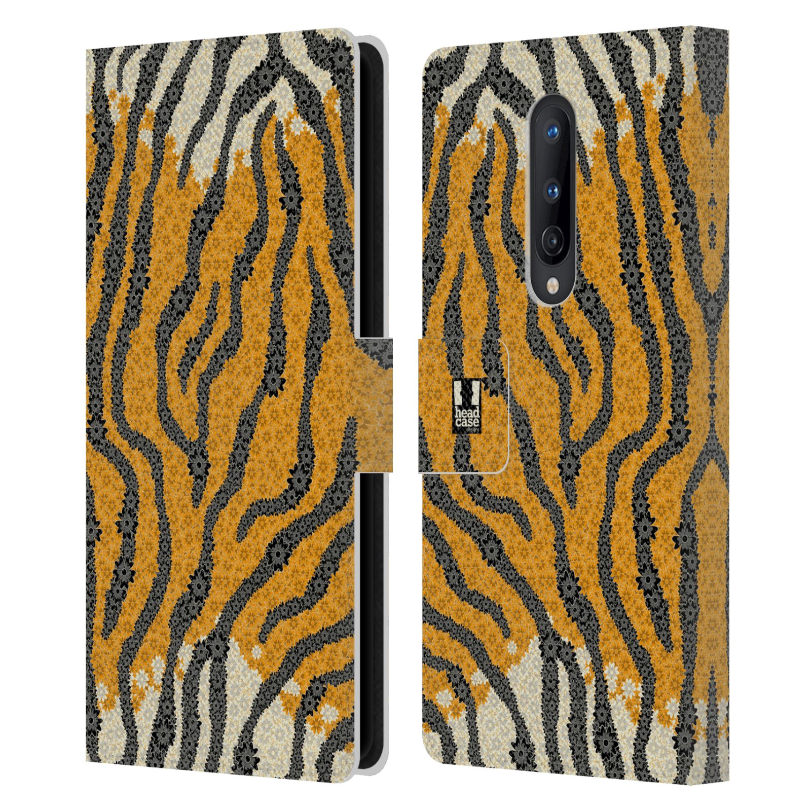 HEAD CASE DESIGNS FLORAL CAMO PRINT LEATHER BOOK WALLET CASE FOR ONEPLUS PHONES - Picture 10 of 11