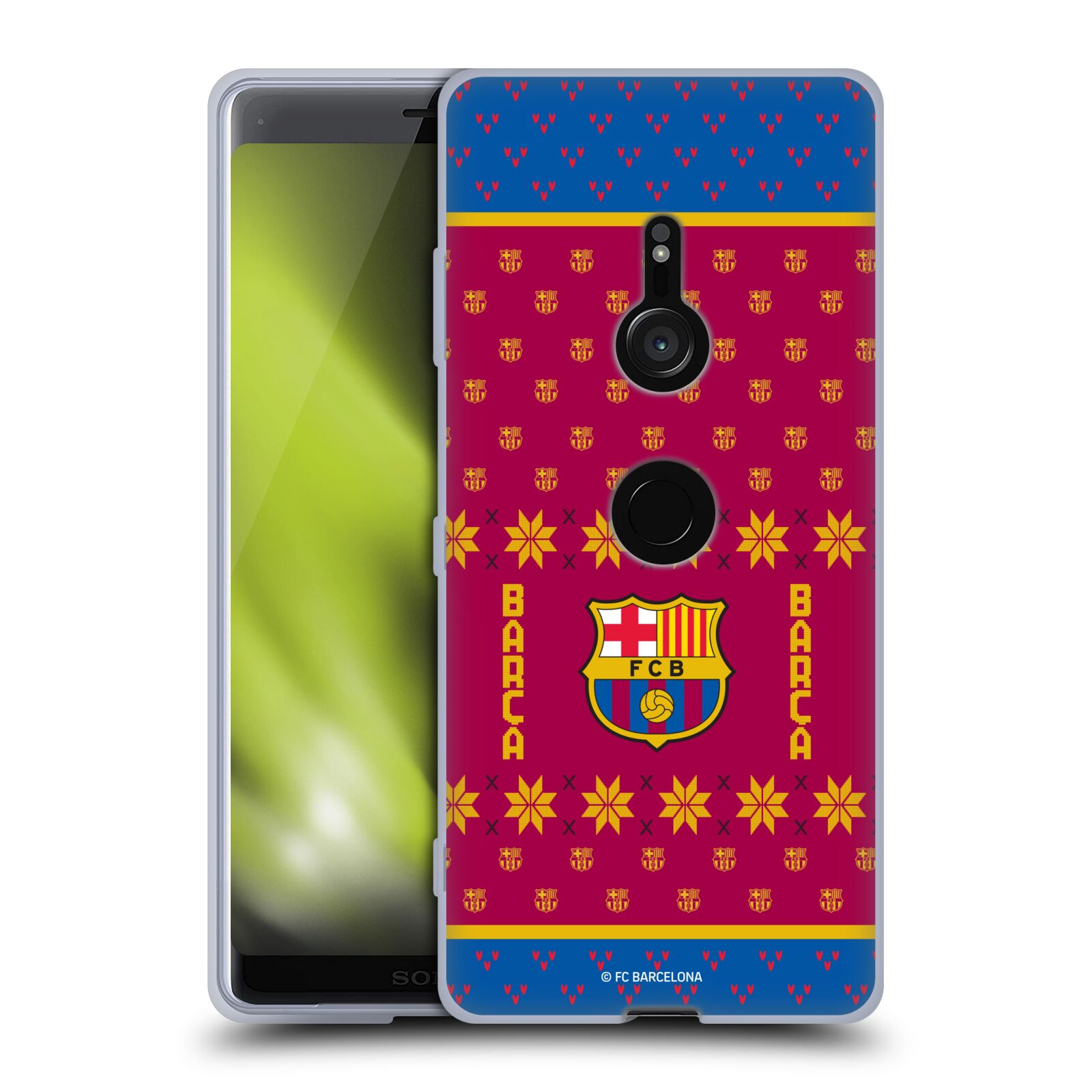 OFFICIAL FC BARCELONA CHRISTMAS JUMPER SOFT GEL CASE FOR SONY PHONES 1 - Picture 9 of 9