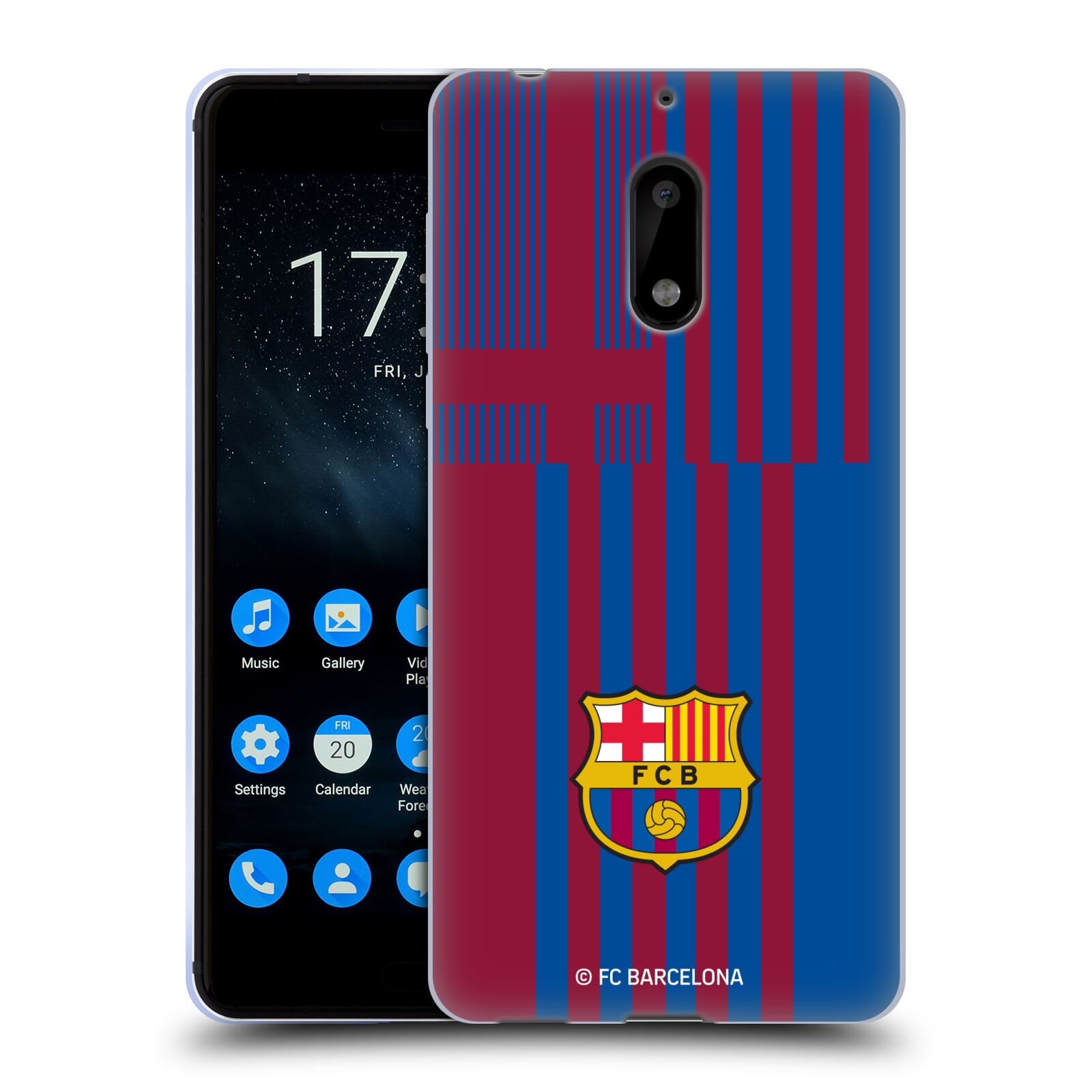 OFFICIAL FC BARCELONA 2021/22 CREST KIT SOFT GEL CASE FOR NOKIA PHONES 1 - 第 9/10 張圖片