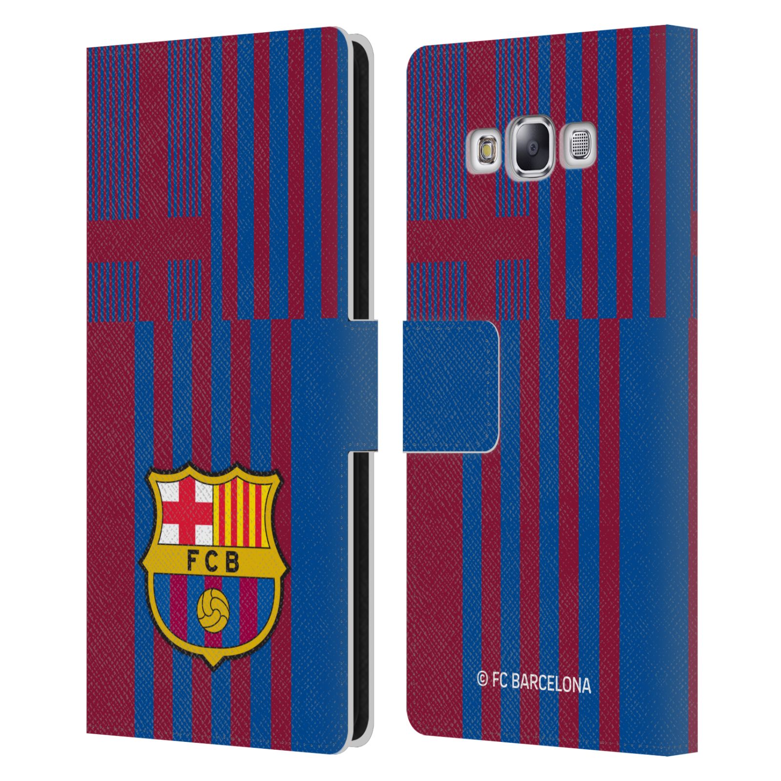 Official Fc Barcelona 21 22 Crest Kit Leather Book Case For Samsung Phones 3 Ebay