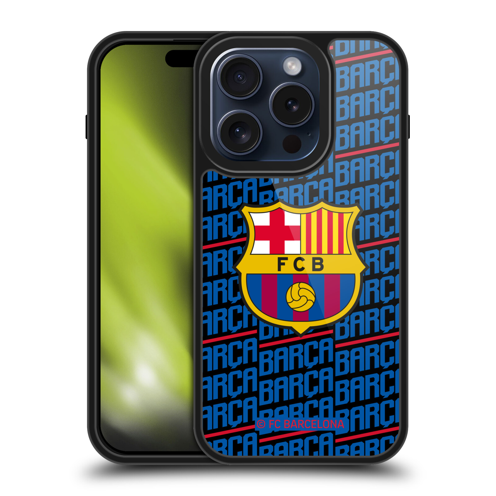 GEL-PANZERHÜLLE ORIGINAL FC BARCELONA WAPPEN MUSTER FÜR APPLE iPHONE HANDYS - Bild 8 von 10