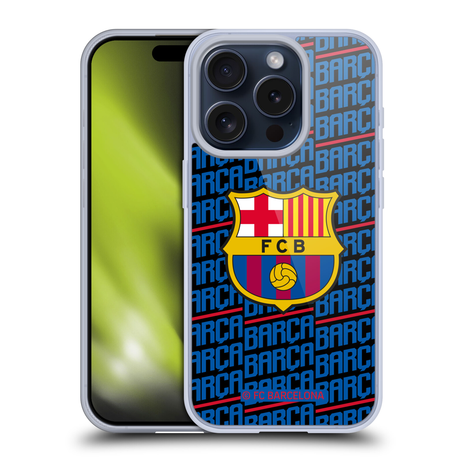 FC BARCELONA CRÊTE MODÈLES ÉTUI COQUE EN GEL POUR APPLE iPHONE TÉLÉPHONES - Picture 8 of 12