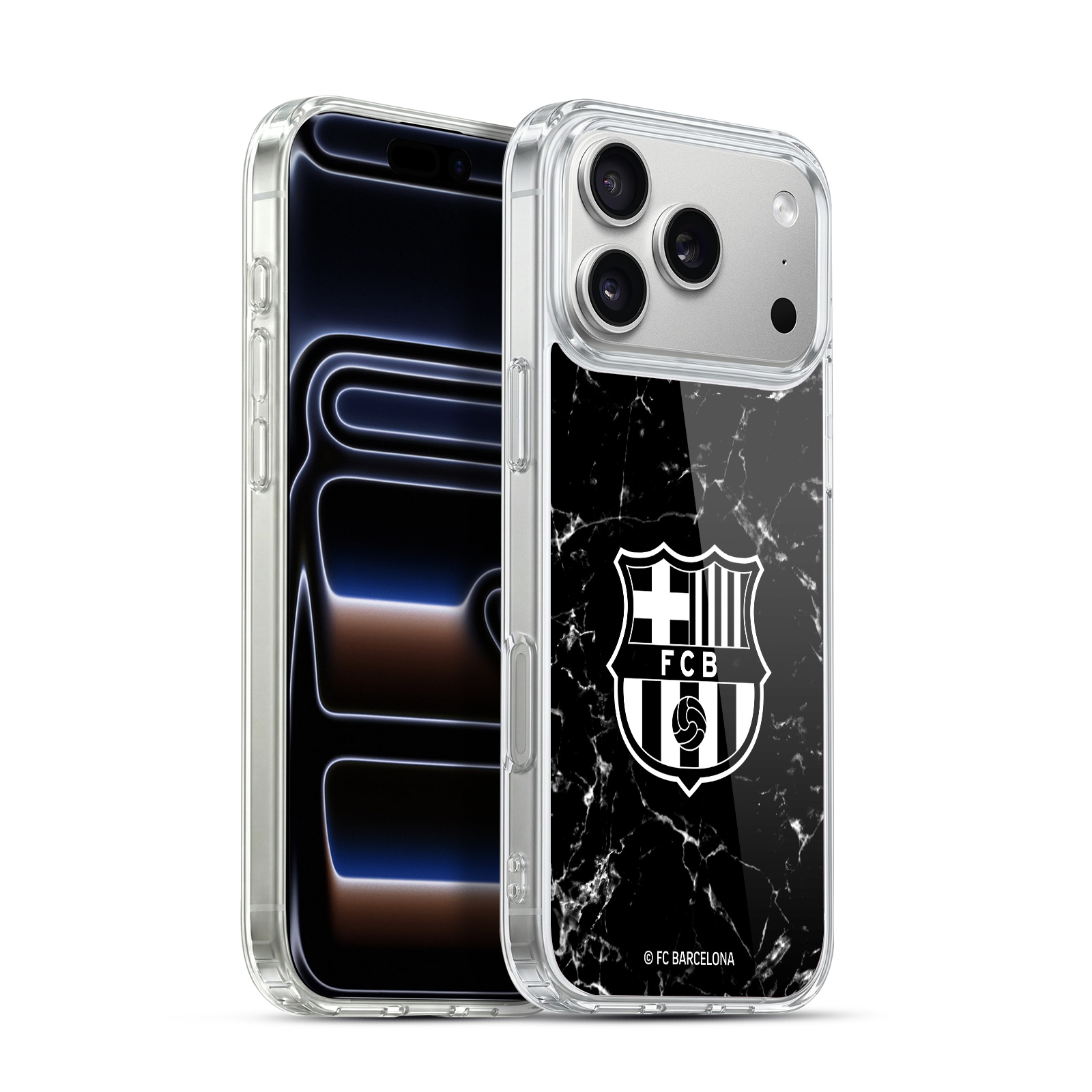 Black Marble Hybrid MagSafe Case for iPhone 17 Pro Max