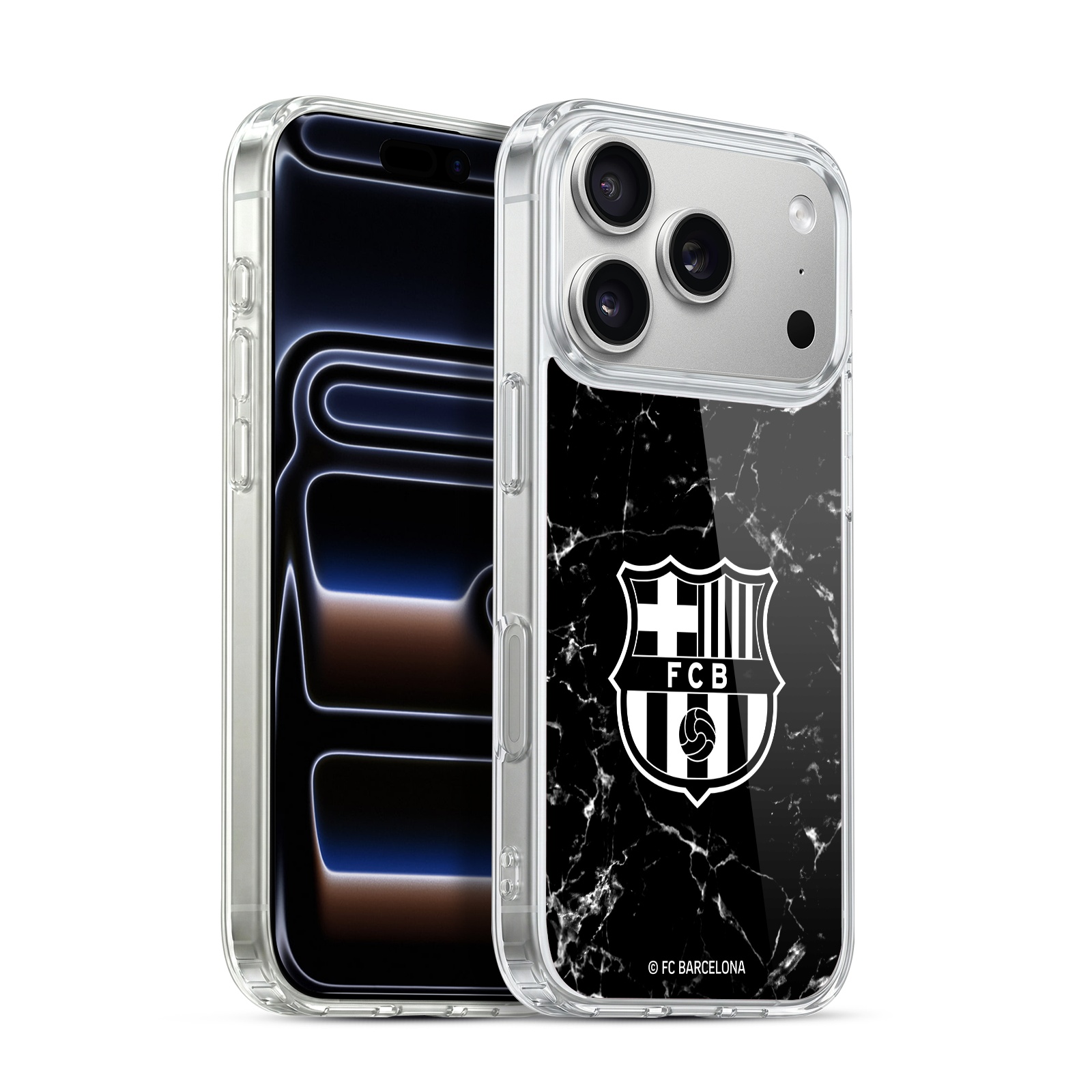 Black Marble Hybrid MagSafe Case for iPhone 17 Pro